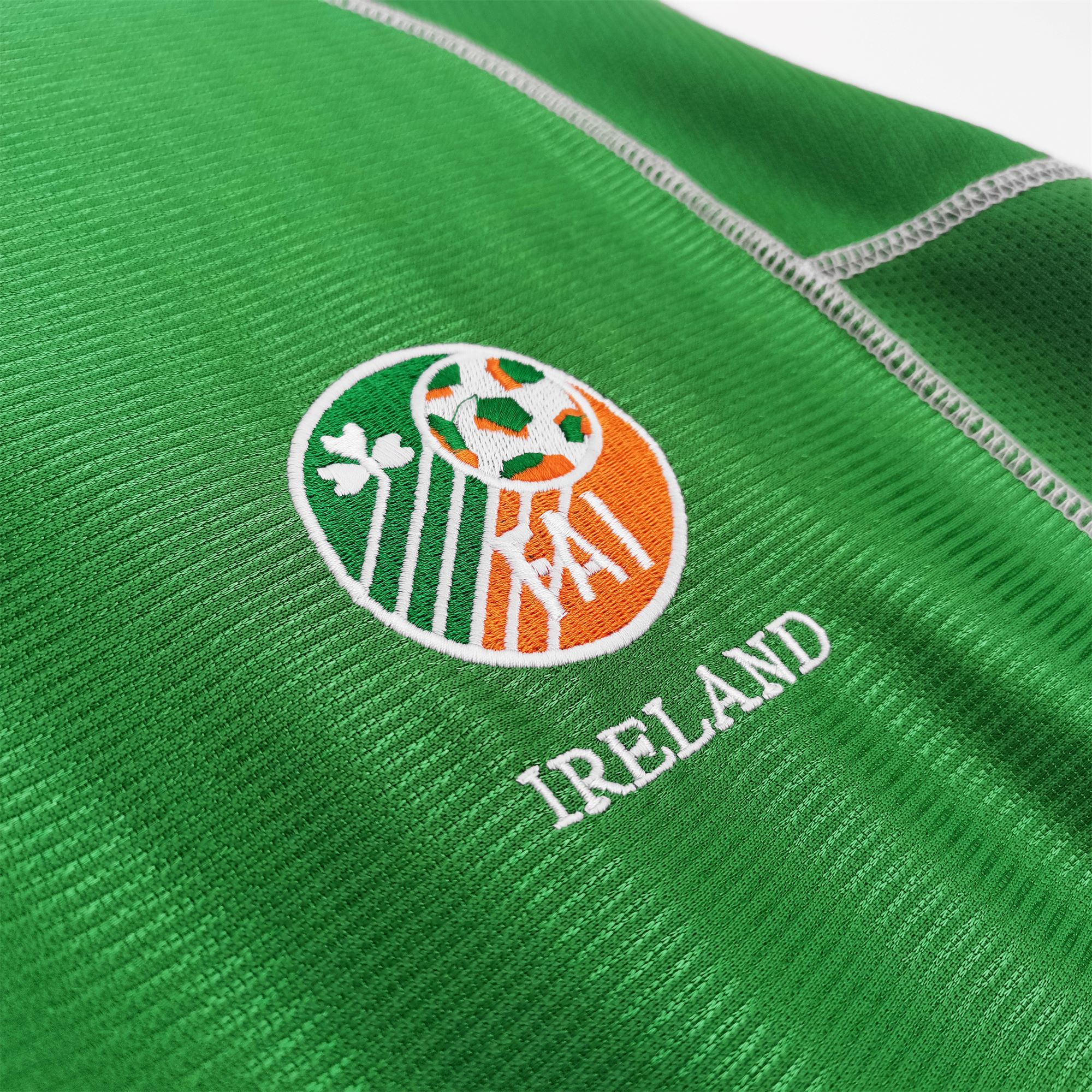 Retro Ireland 2002 Home Stadium Jersey - ReplicasJersey