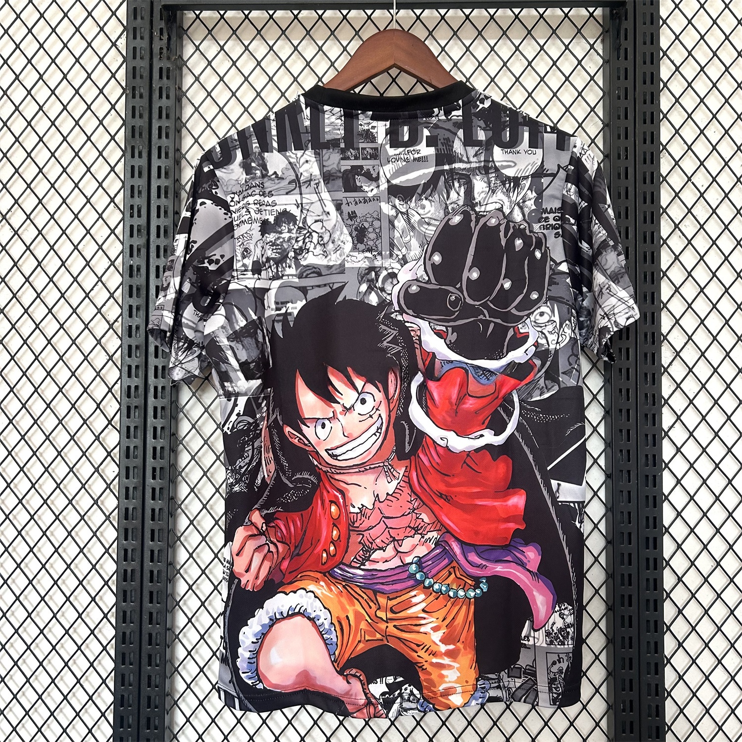 Japan 25-26 One Piece Luffy Flame Fist Special Edition Jersey - Fans Version - ReplicasJersey