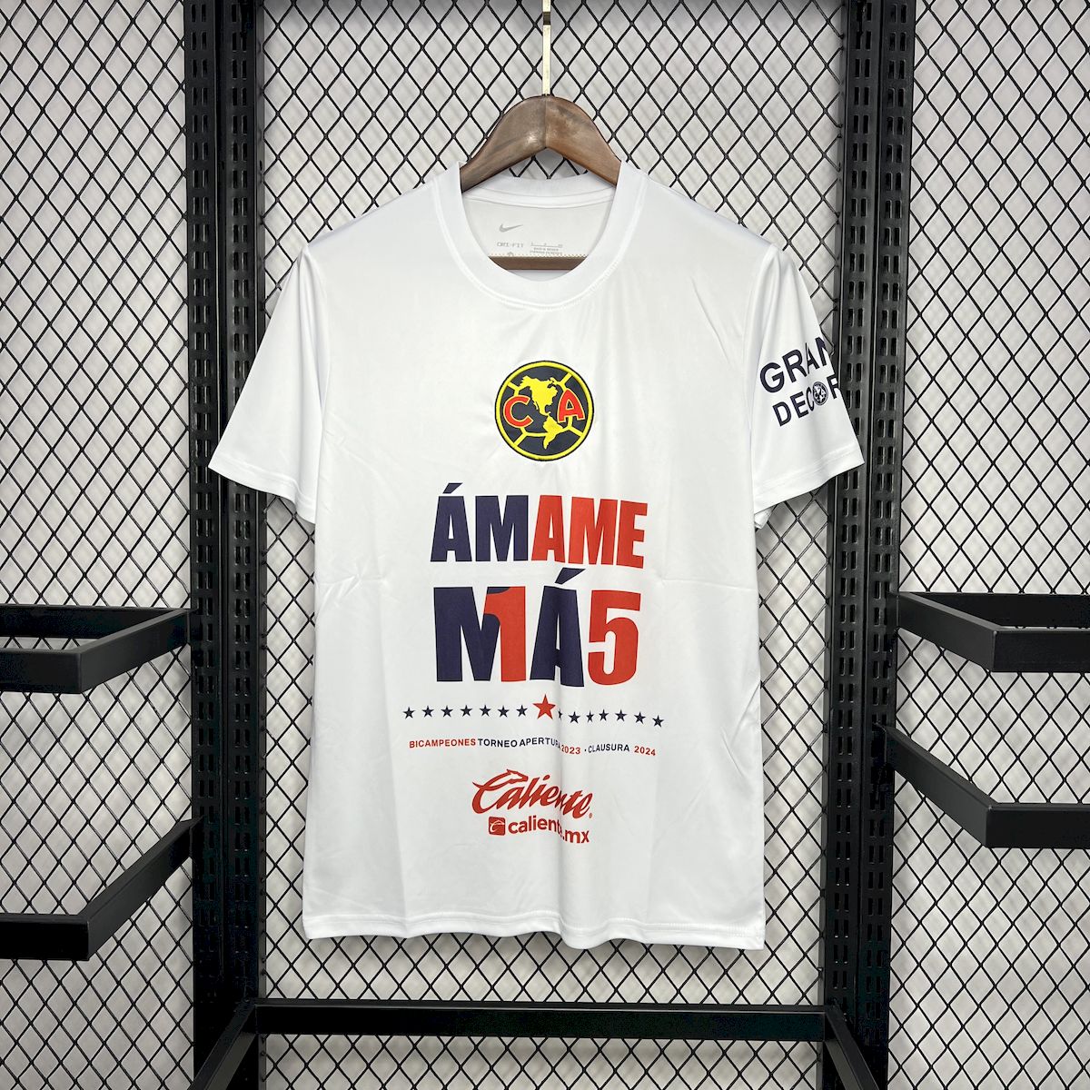 Club América 24-25 15 Champions White Commemorative Edition White Jersey - ReplicasJersey