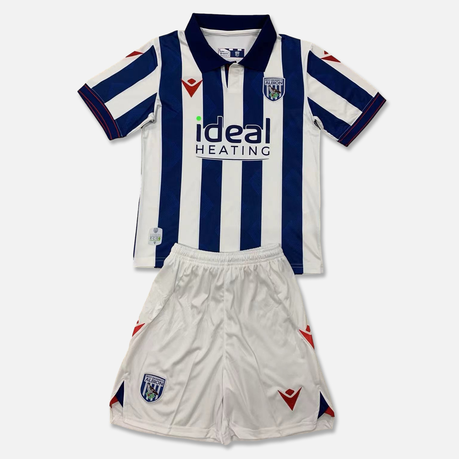 West Bromwich 24-25 Home Kids Kit - ReplicasJersey