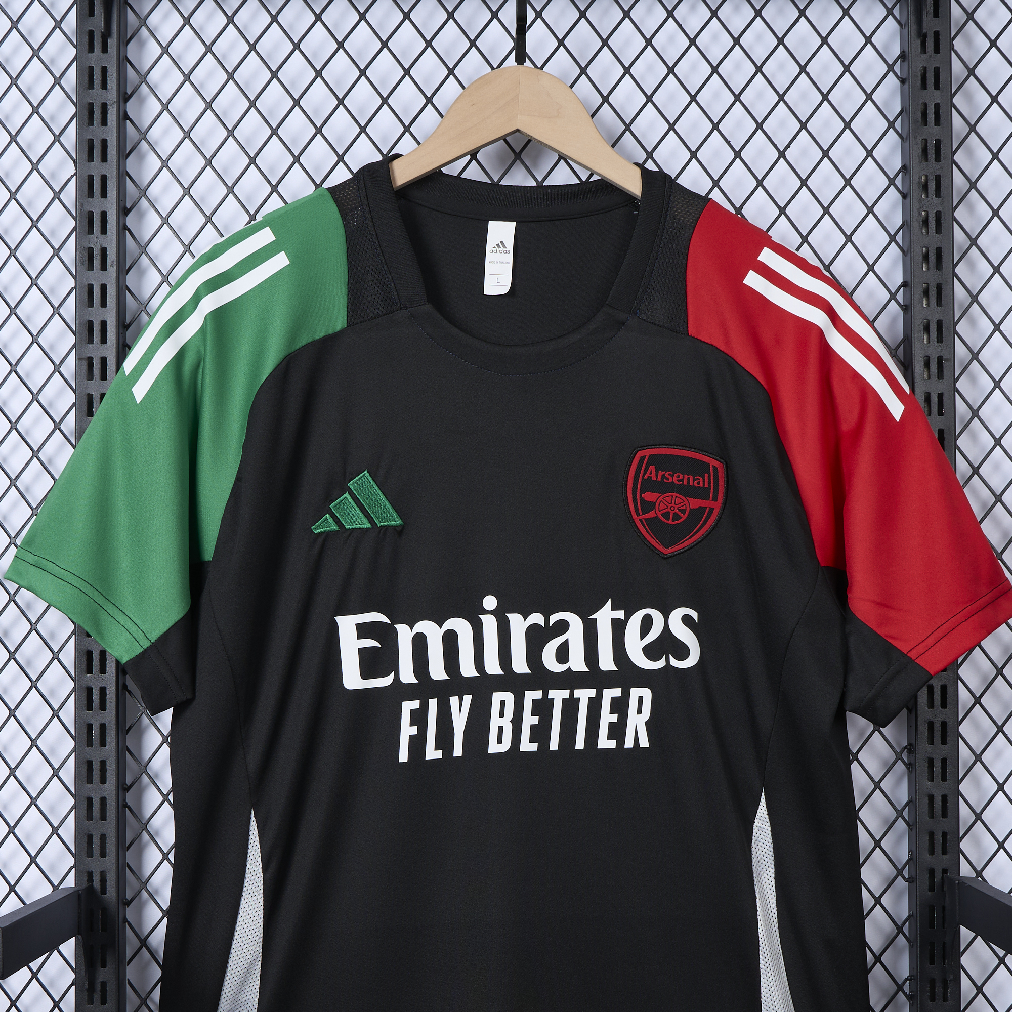 Arsenal 24-25 Black Training Jersey - Fans Version - ReplicasJersey