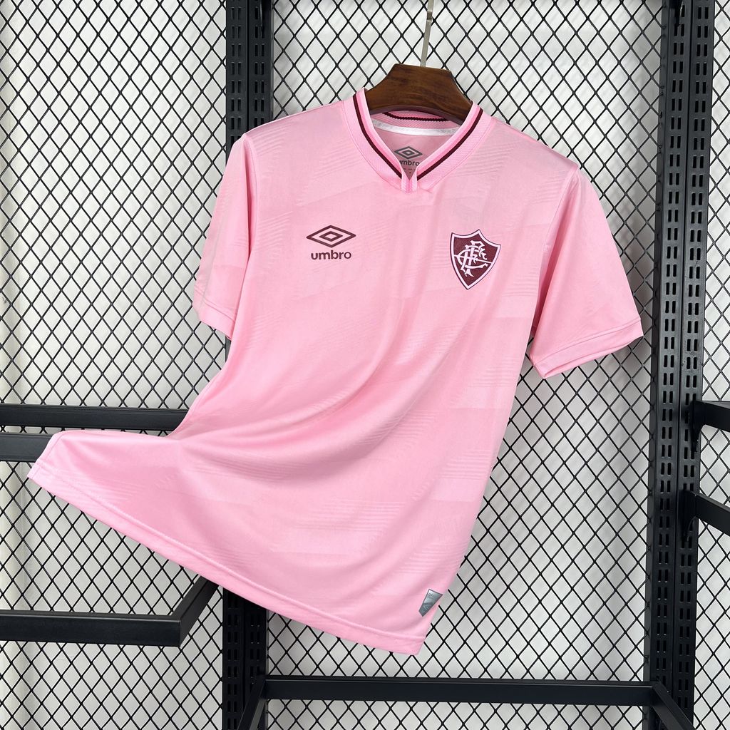 Fluminense 24-25 Pink October Jersey - Fans Version - ReplicasJersey