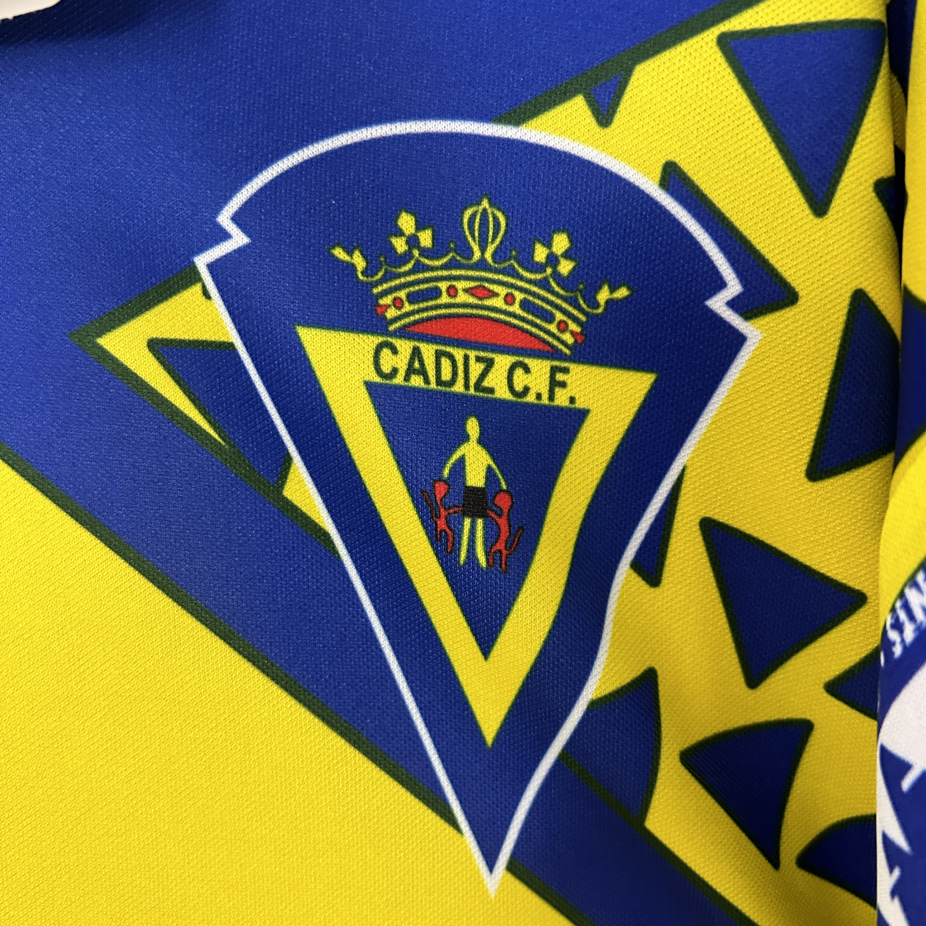 Retro Cádiz Cadiz 1991-92 Home Unsponsored Jersey - ReplicasJersey