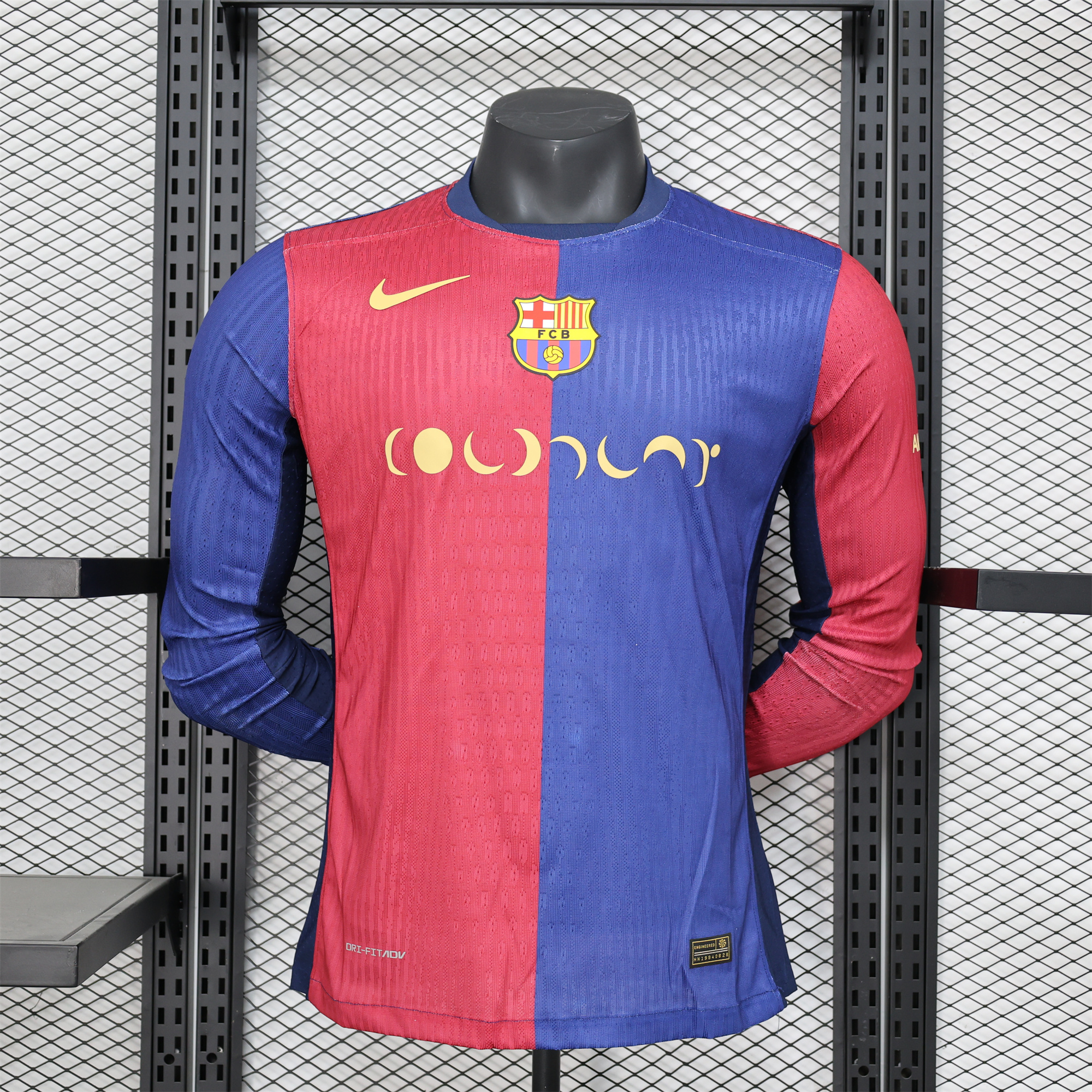 B.A.R.S.A X Coldplay 24-25 Home Co-Branded Long Sleeve Jersey - Player Version - ReplicasJersey