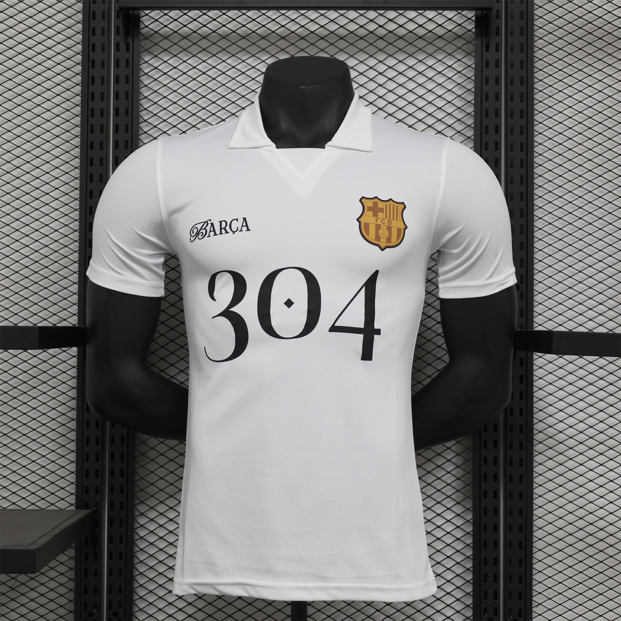 B.A.R.S.A 24-25 Yamal Anniversary White Jersey - Player Version - ReplicasJersey
