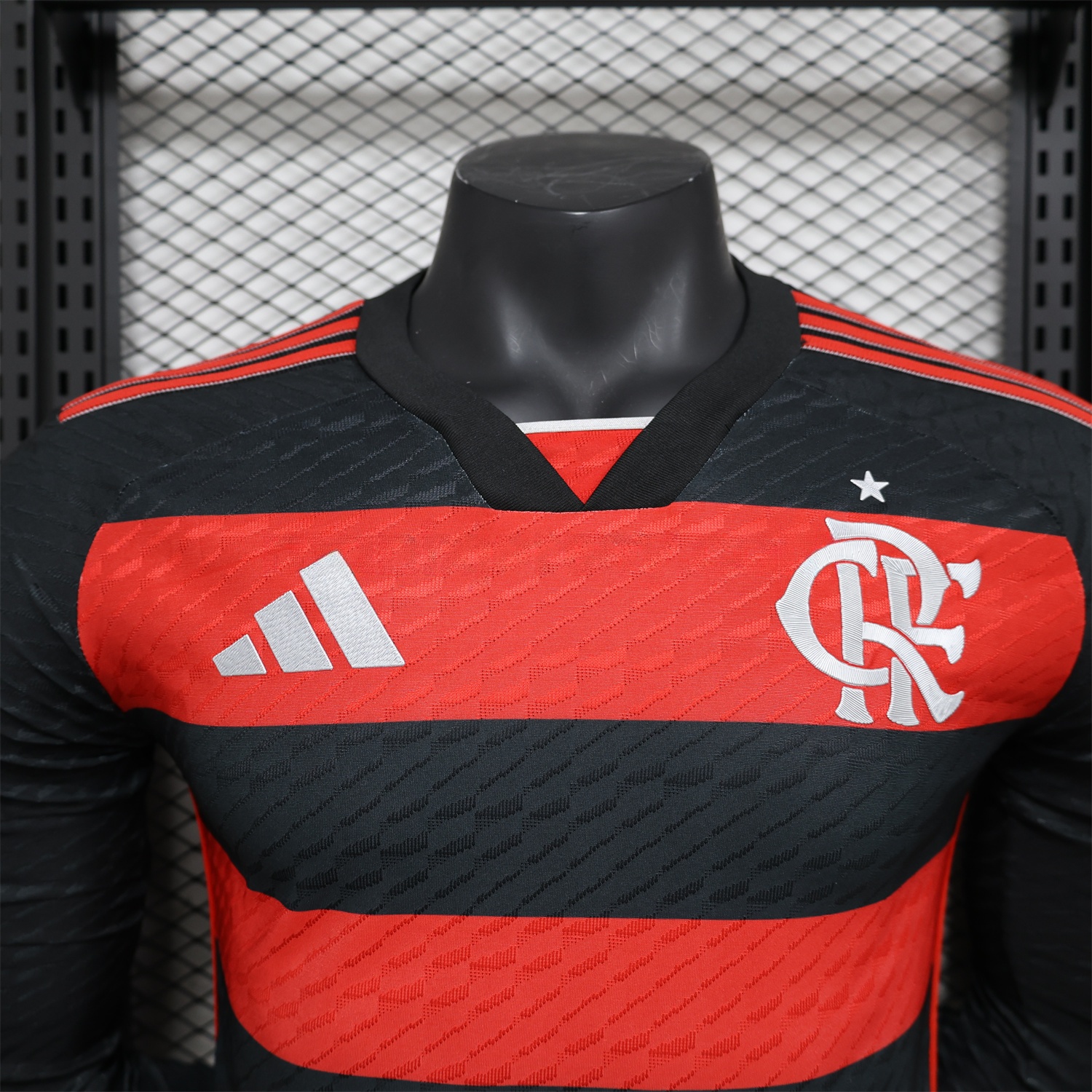 Flamengo 25-26 Home Jersey with Sponsors - Player Version - ReplicasJersey