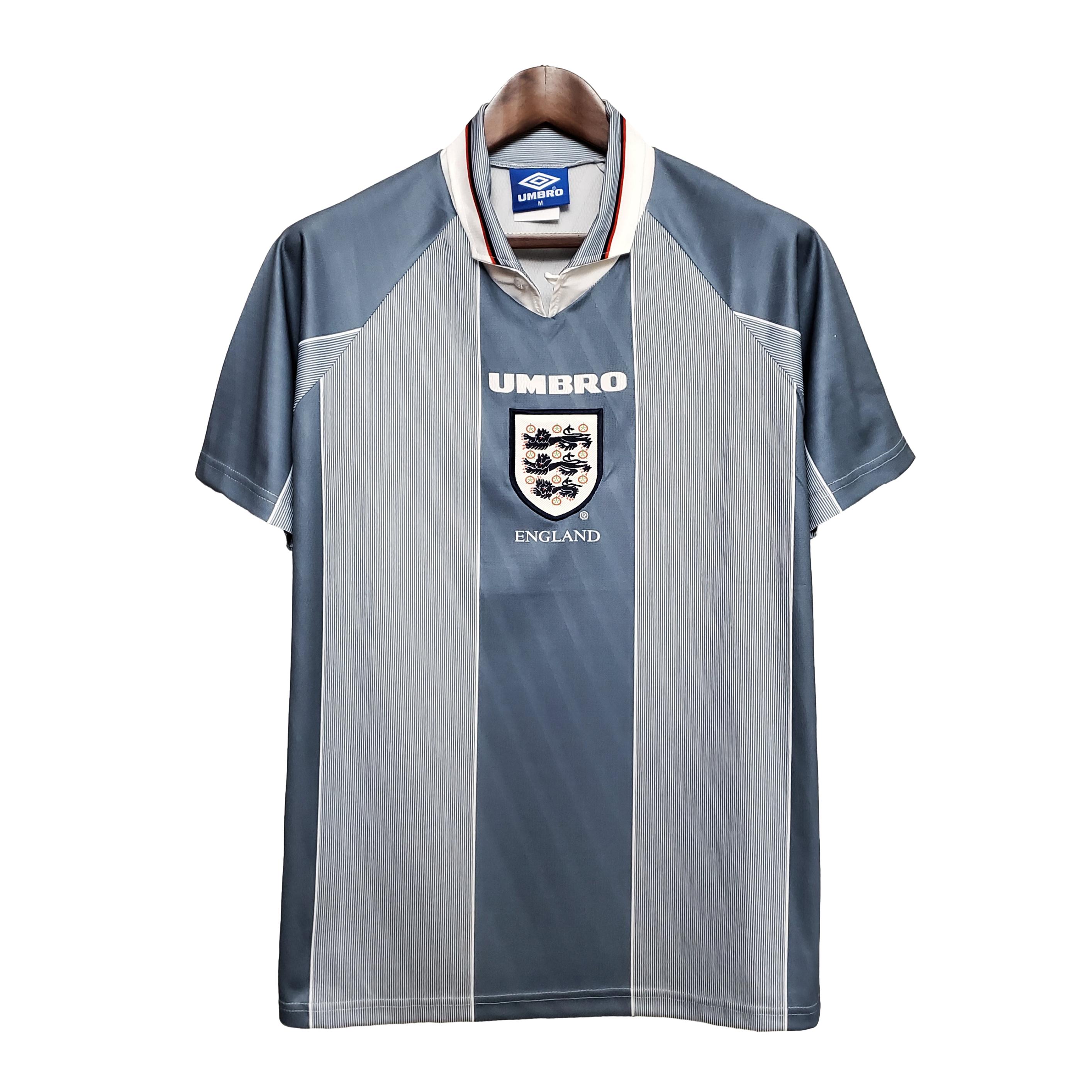 Retro England 1996 Away Stadium Jersey - ReplicasJersey