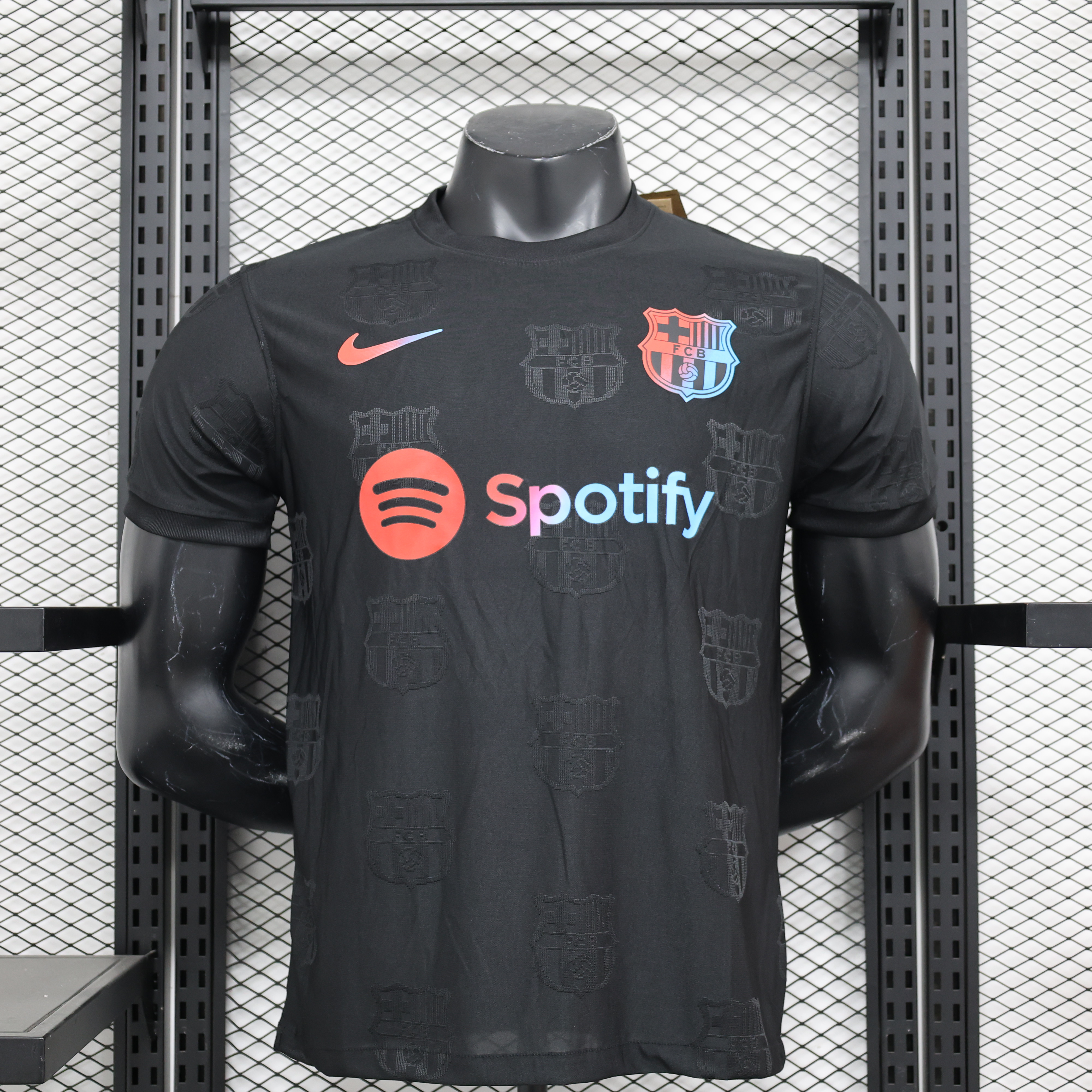 B.A.R.S.A 24-25 Black Colorful Special Edition Jersey - Player Version - ReplicasJersey