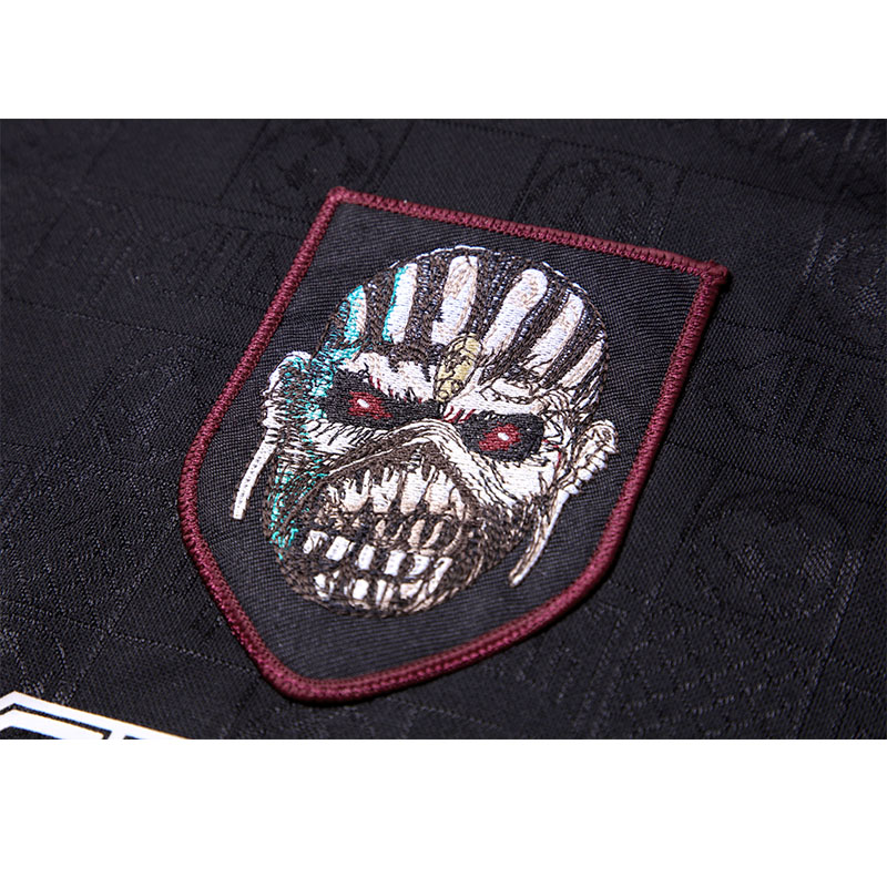 Retro Iron Maiden 2016 Black Jersey - ReplicasJersey