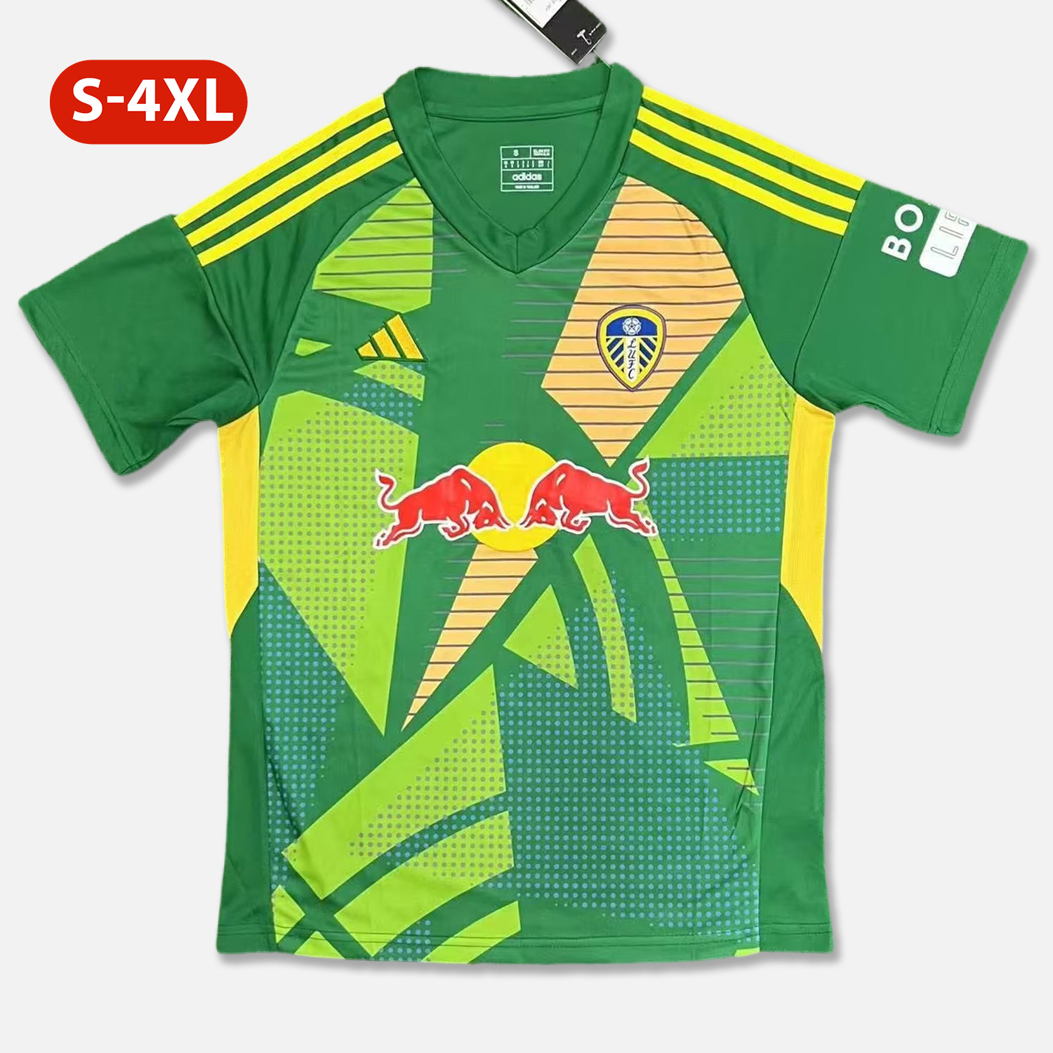 Leeds United 24-25 Green Goalkeeper Jersey - Fans Version - ReplicasJersey