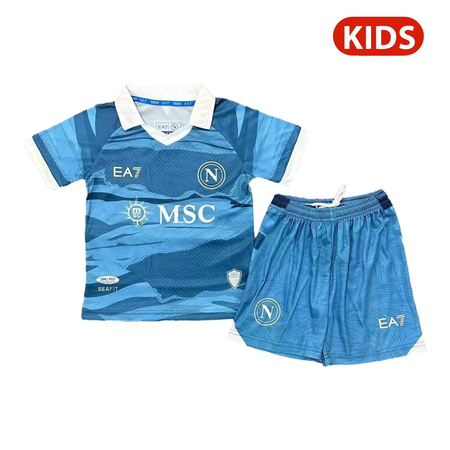 Napoli 24-25 Partenope Special Edition Kids Kit - ReplicasJersey