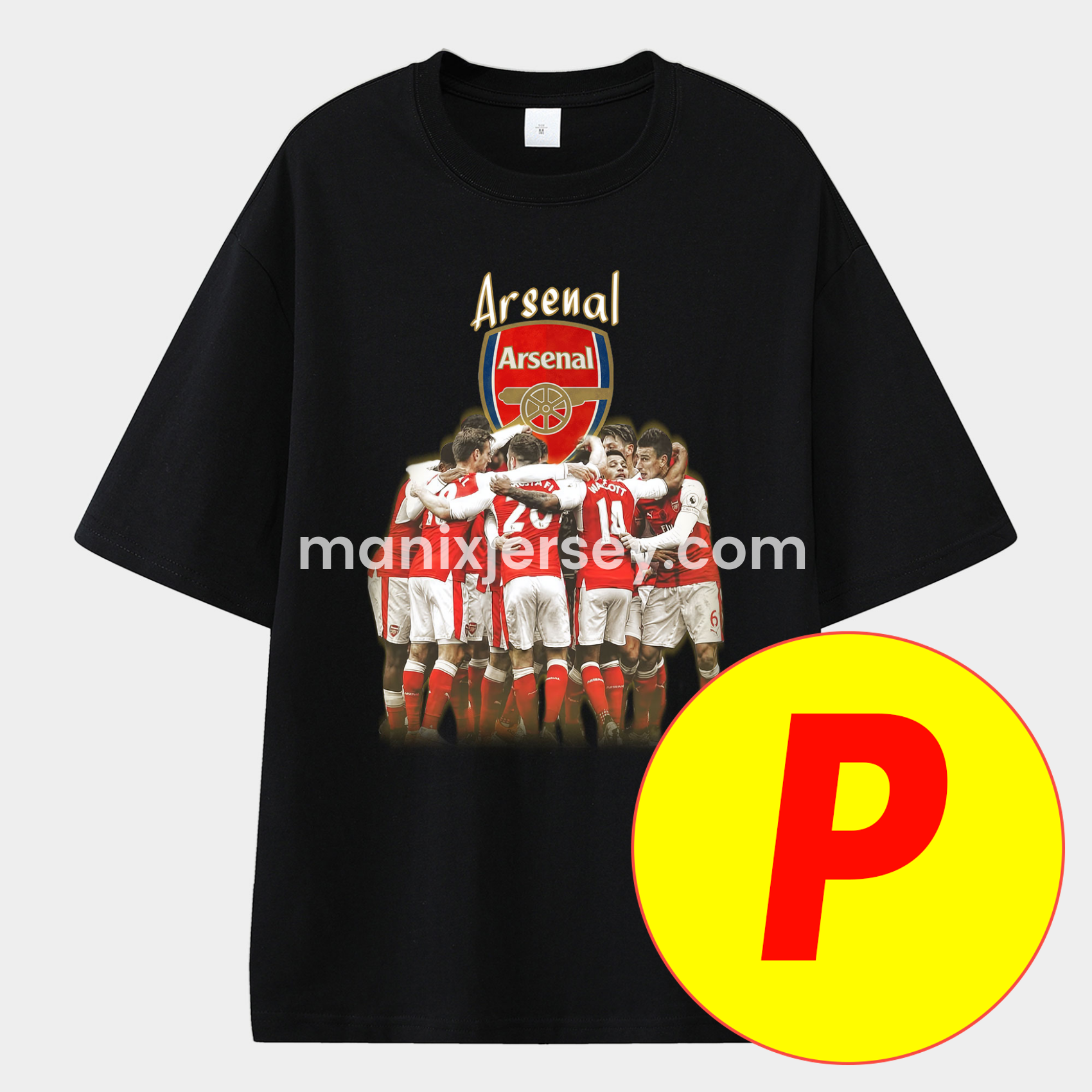 Arsenal Henry Wenger Saka Gunners Unisex Pure Cotton T-shirt - ReplicasJersey