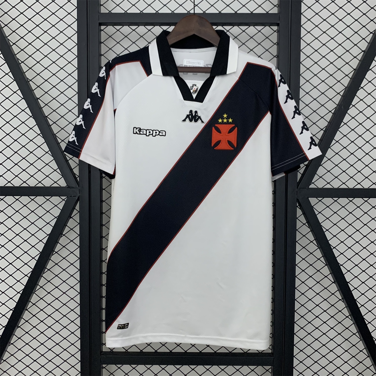 Retro Vasco da Gama 1997 White Jersey - ReplicasJersey