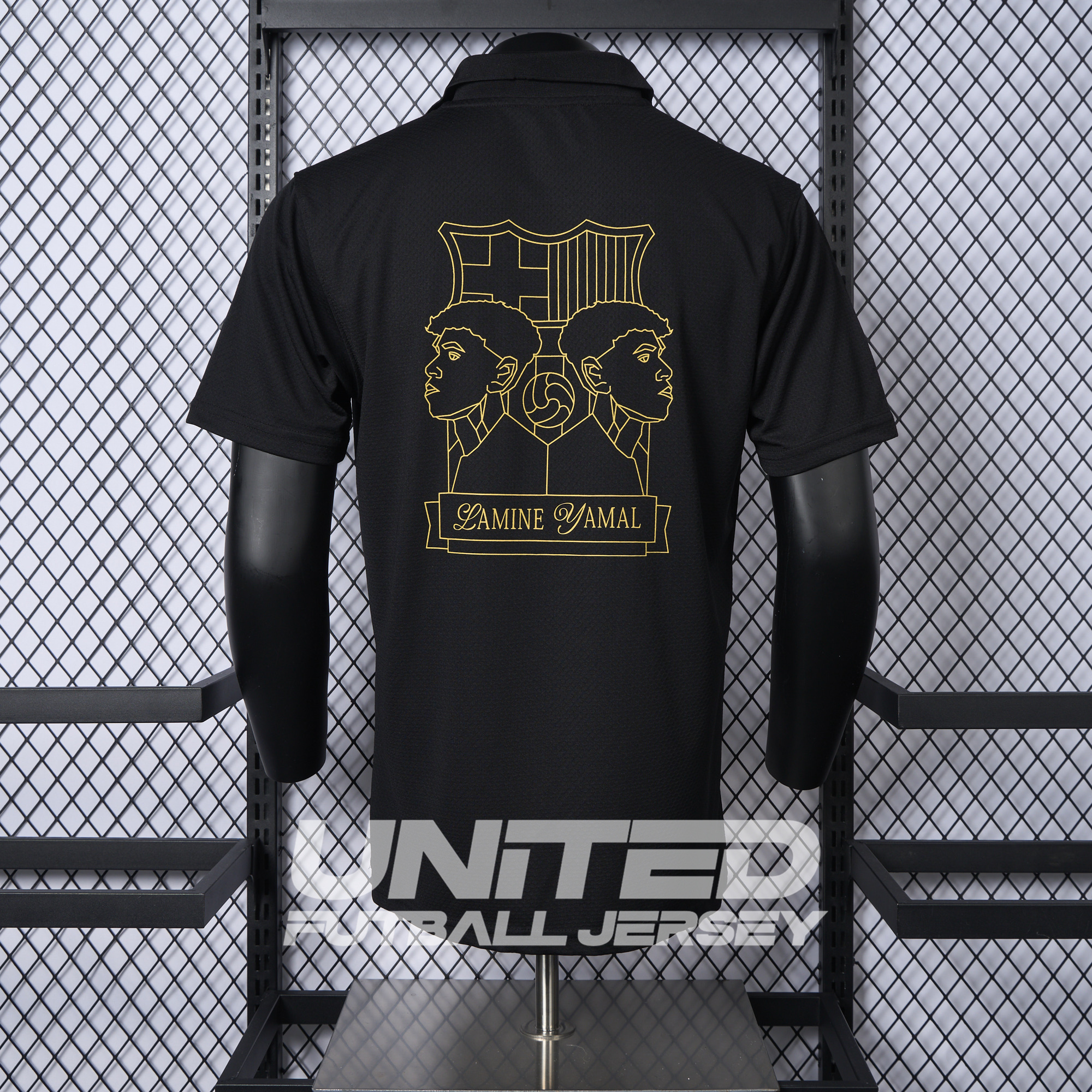 B.A.R.S.A 24-25 Yamal Anniversary Black Jersey - Player Version - ReplicasJersey