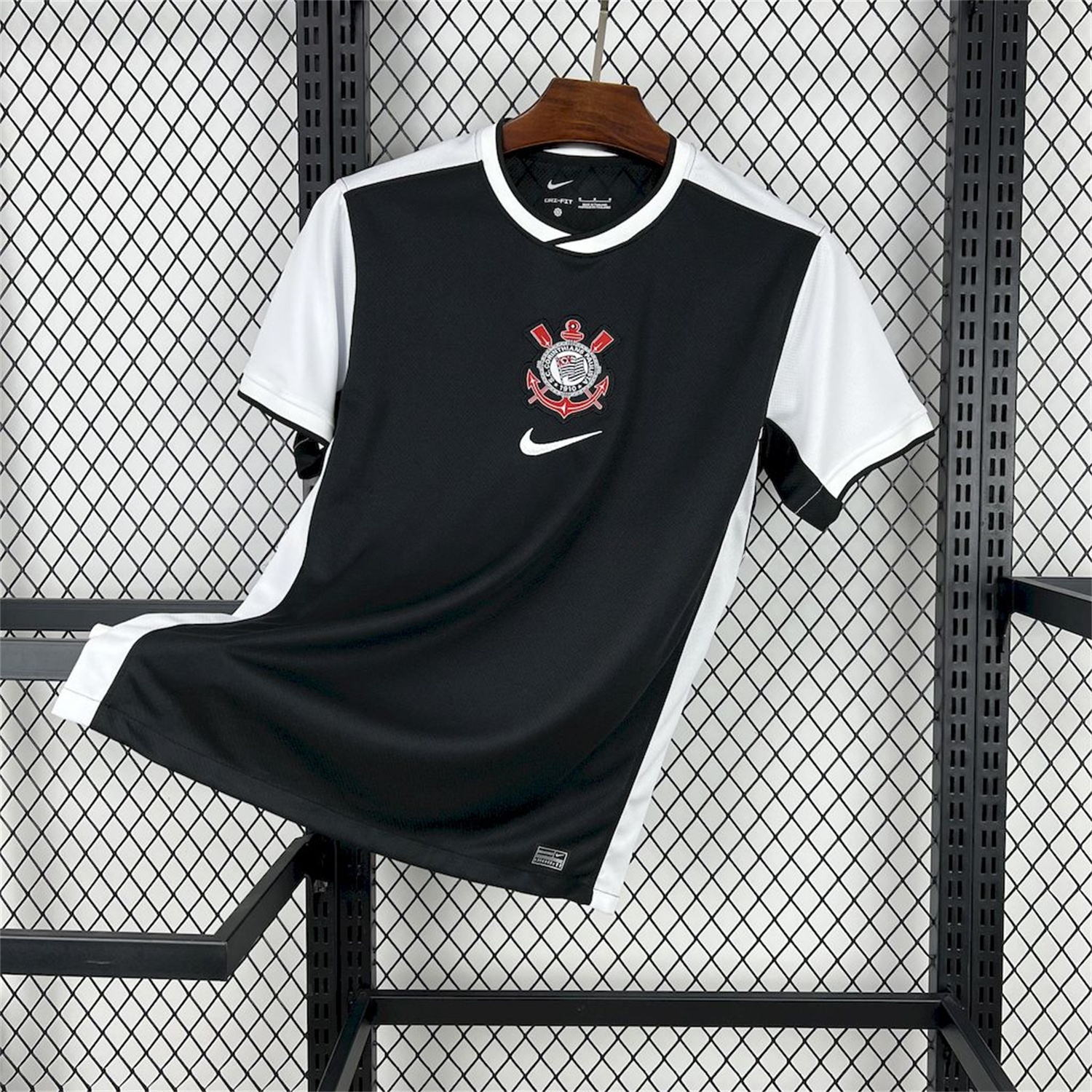 Corinthians 2025-26 Away Jersey - Fans Version - ReplicasJersey