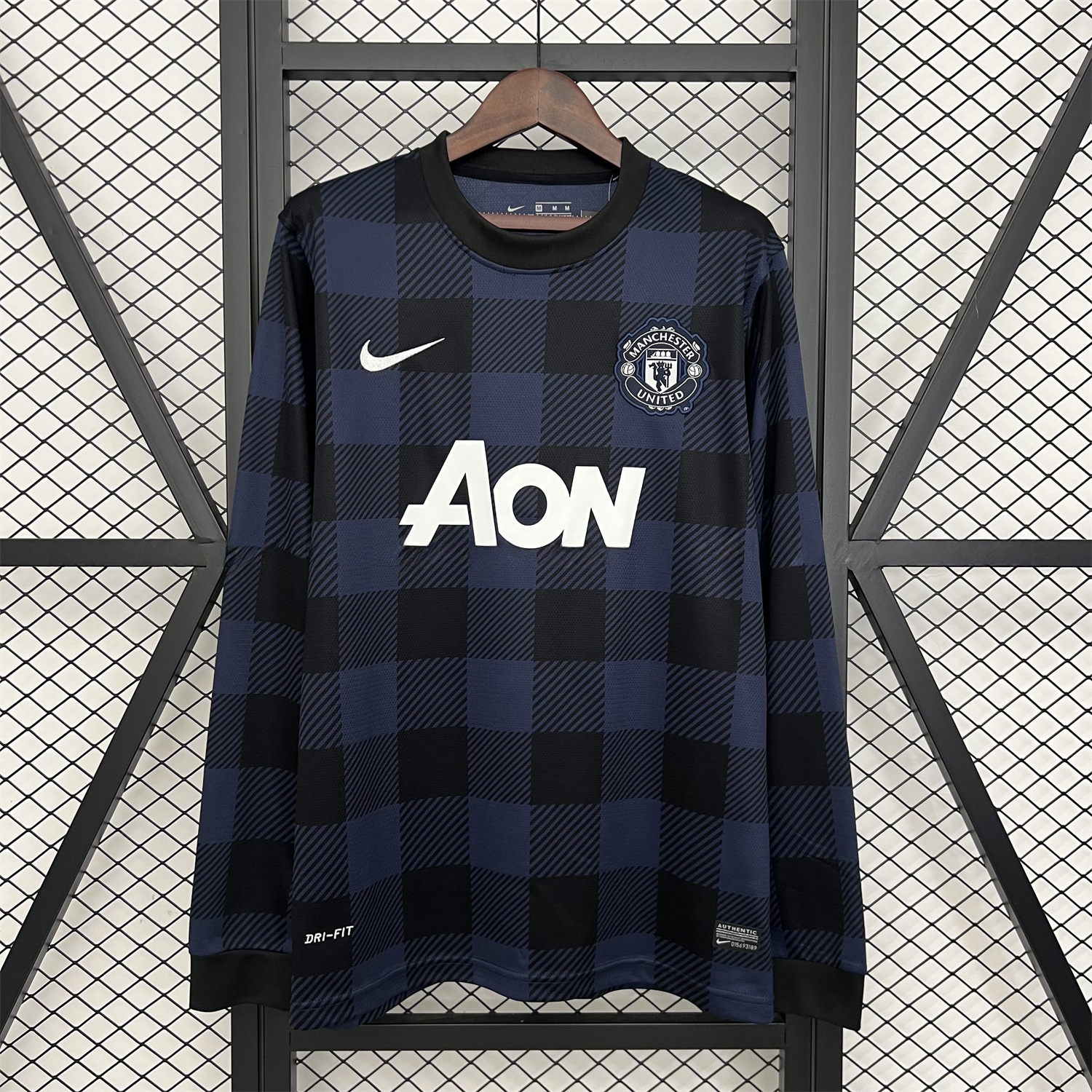 Manchester United Retro 13-14 Away Long Sleeves Jersey - ReplicasJersey