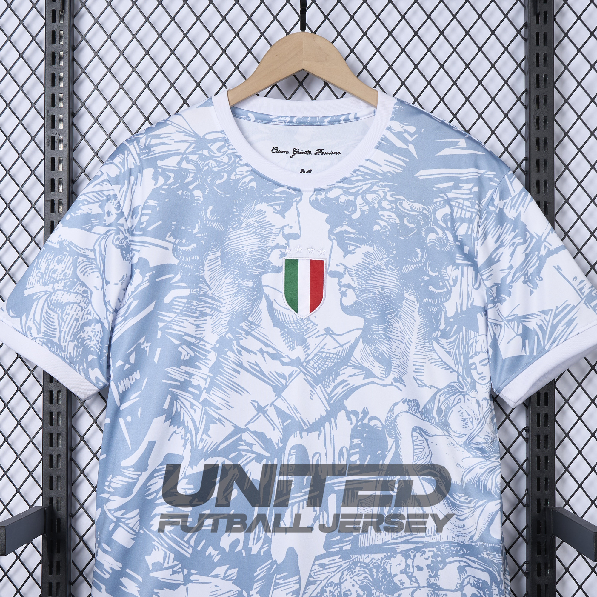 Italy 2024 White Special Edition Jersey - Fans Version - ReplicasJersey