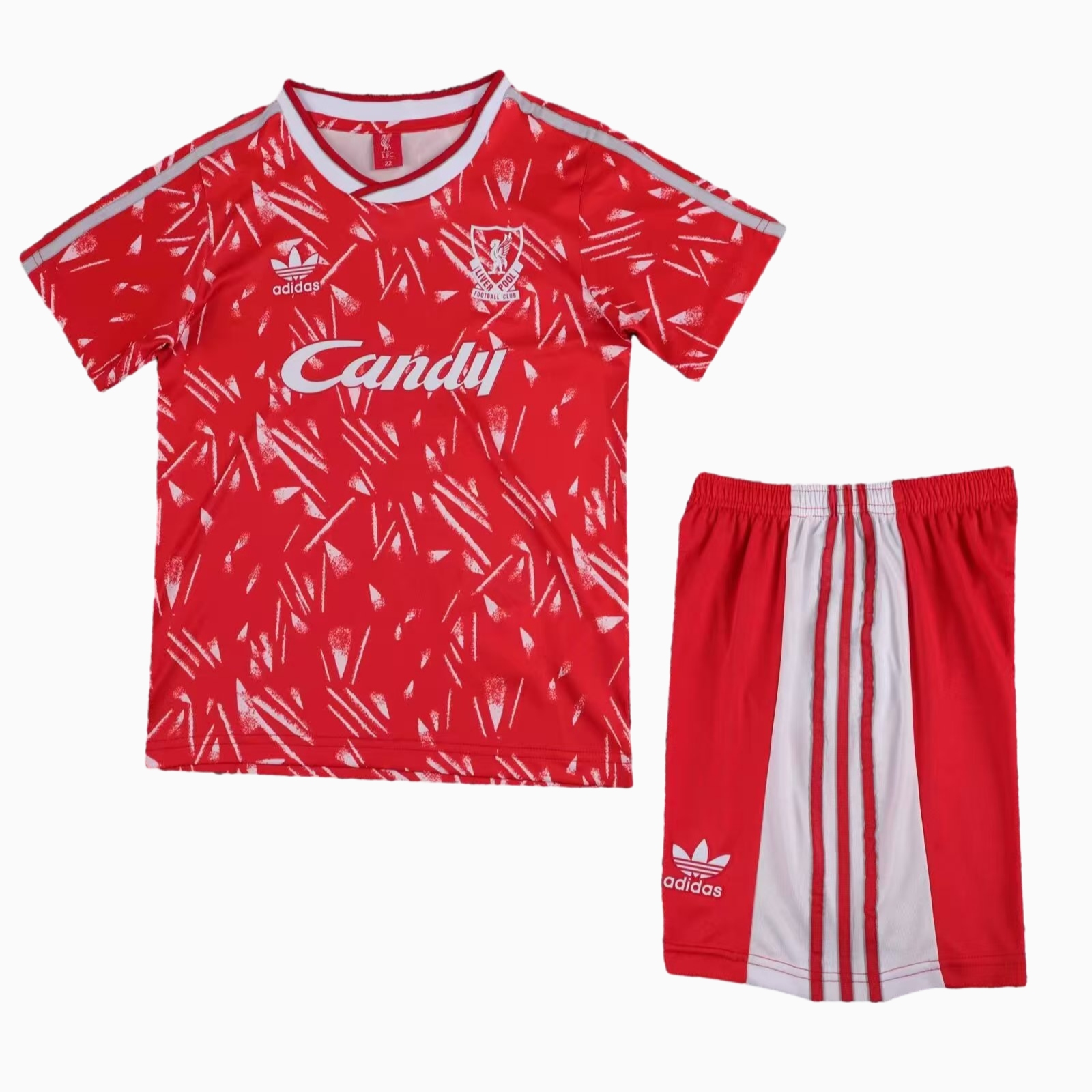 Retro Liver.pool 1989-91 Home Kids Kit - ReplicasJersey