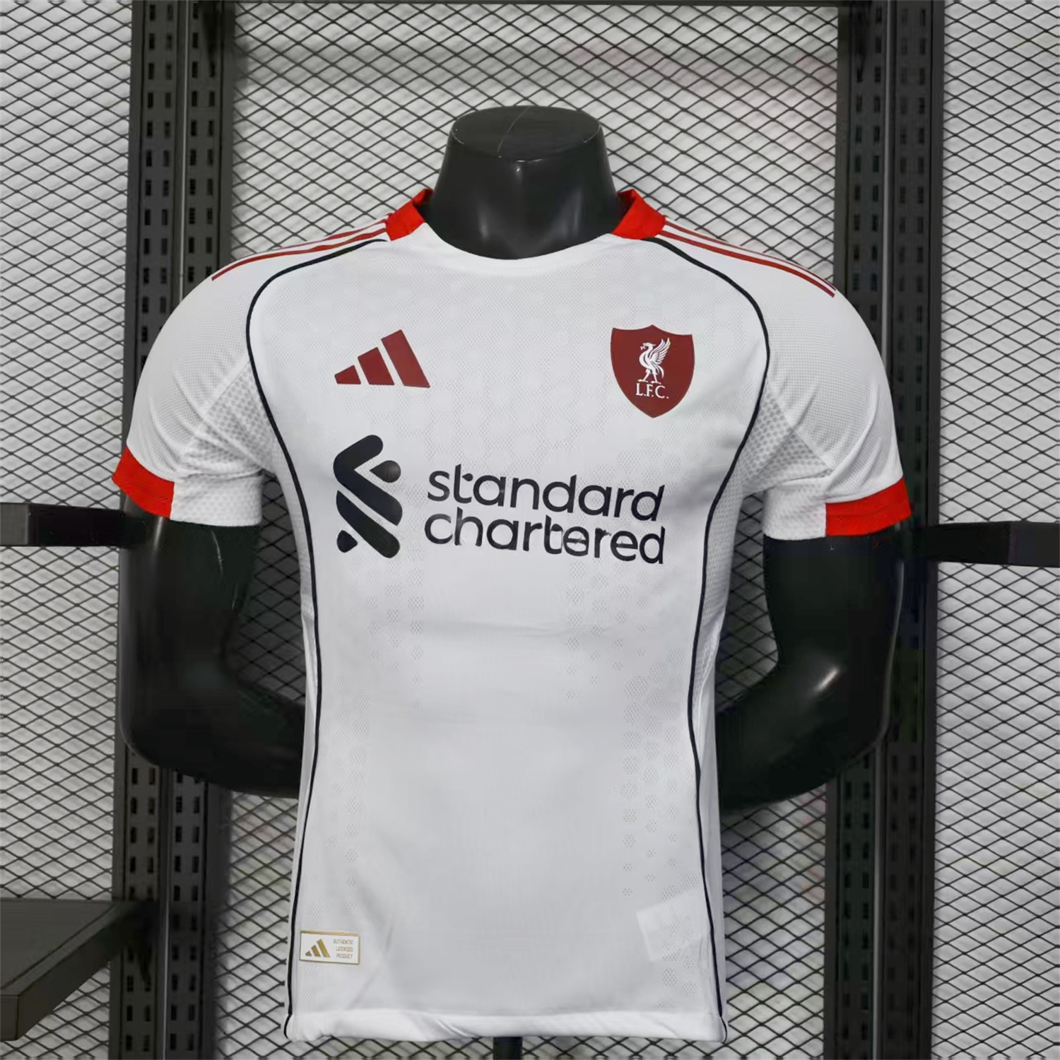 Liver.pool 25-26 Away White Jersey - Player Version - ReplicasJersey