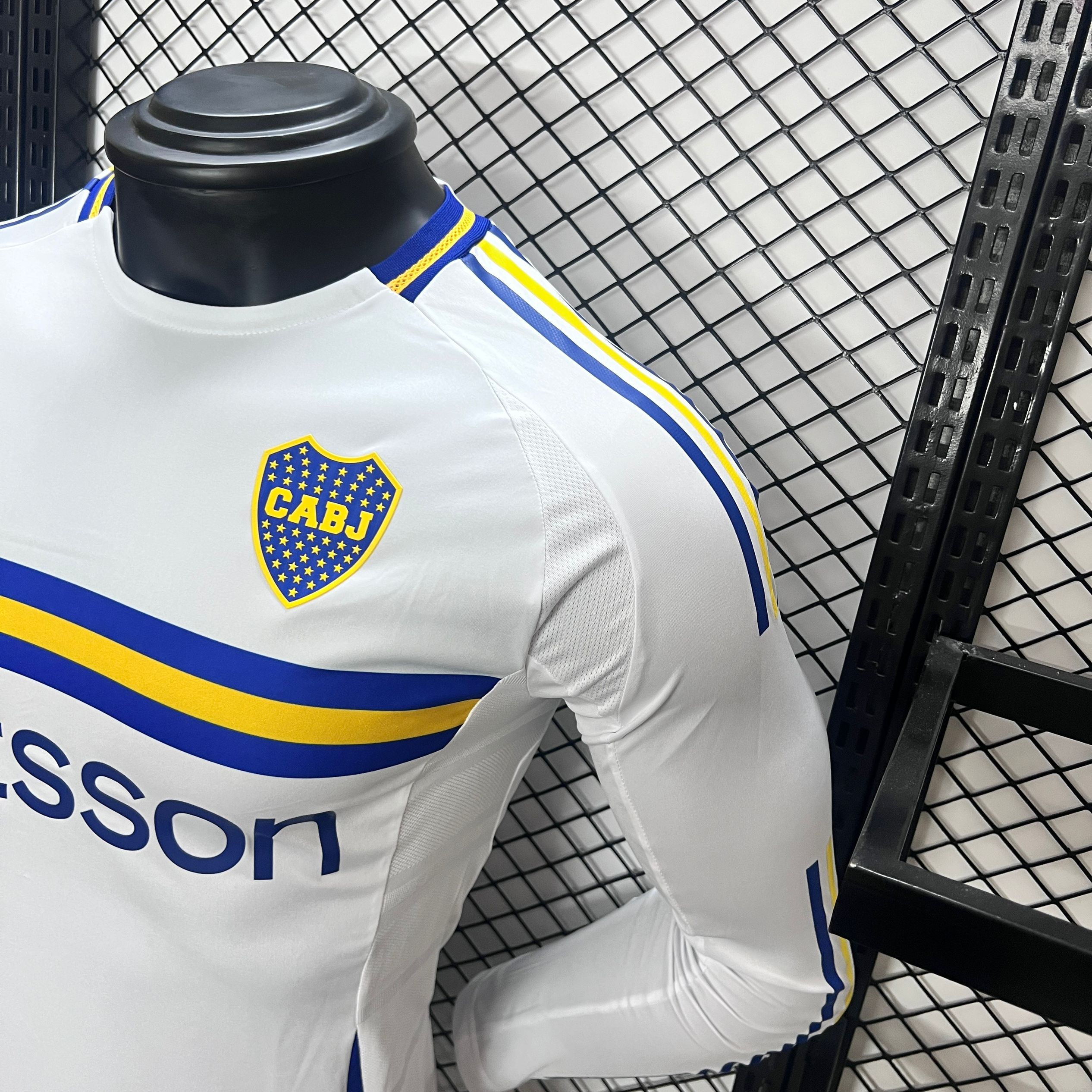 Boca Juniors 24-25 Away Long Sleeve Jersey - Player Version - ReplicasJersey