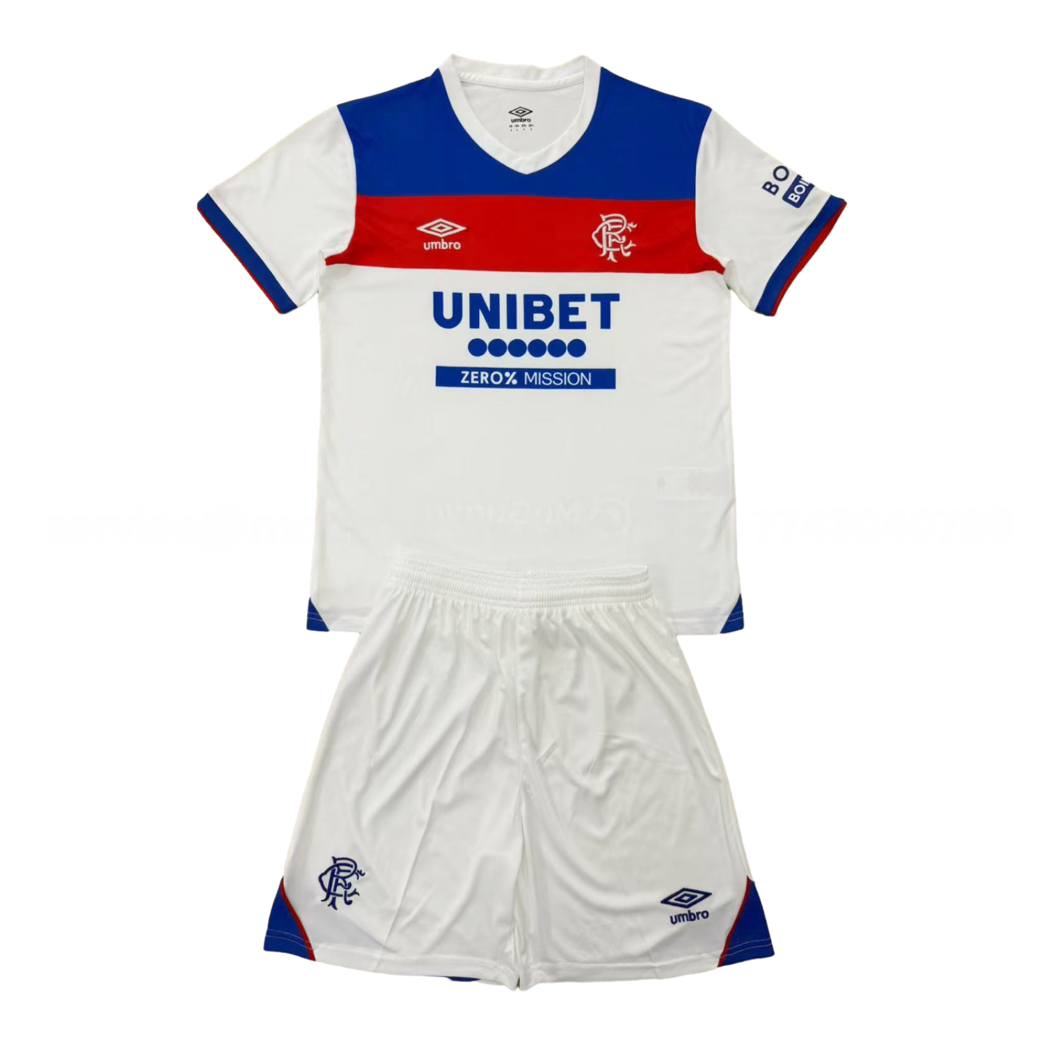 Glasgow Rangers 25-26 Away Men's Adult Jersey Set - Fans Version - ReplicasJersey