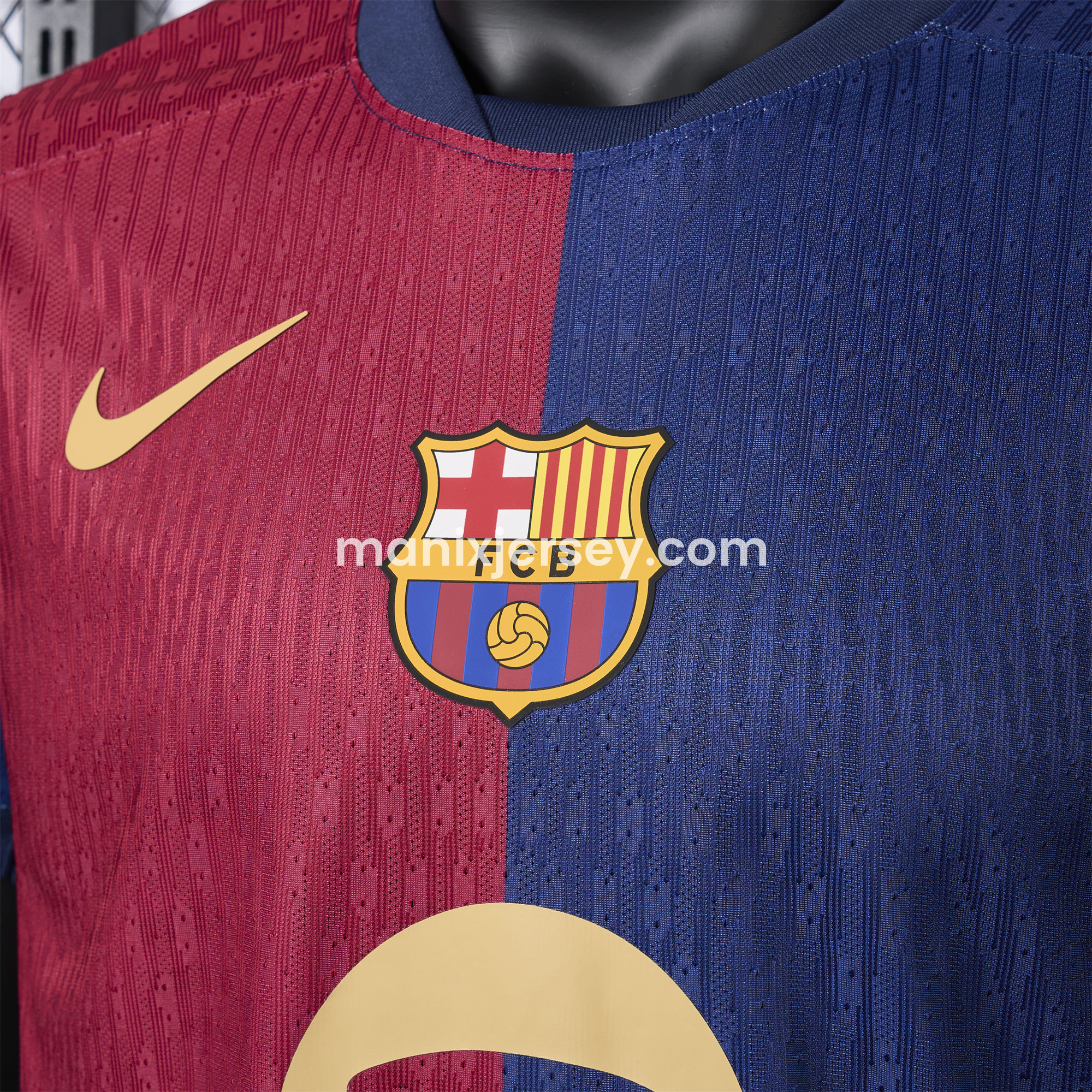 【Copa del Rey Patch Set】B.A.R.S.A 24-25 Home Jersey - Player Version - ReplicasJersey