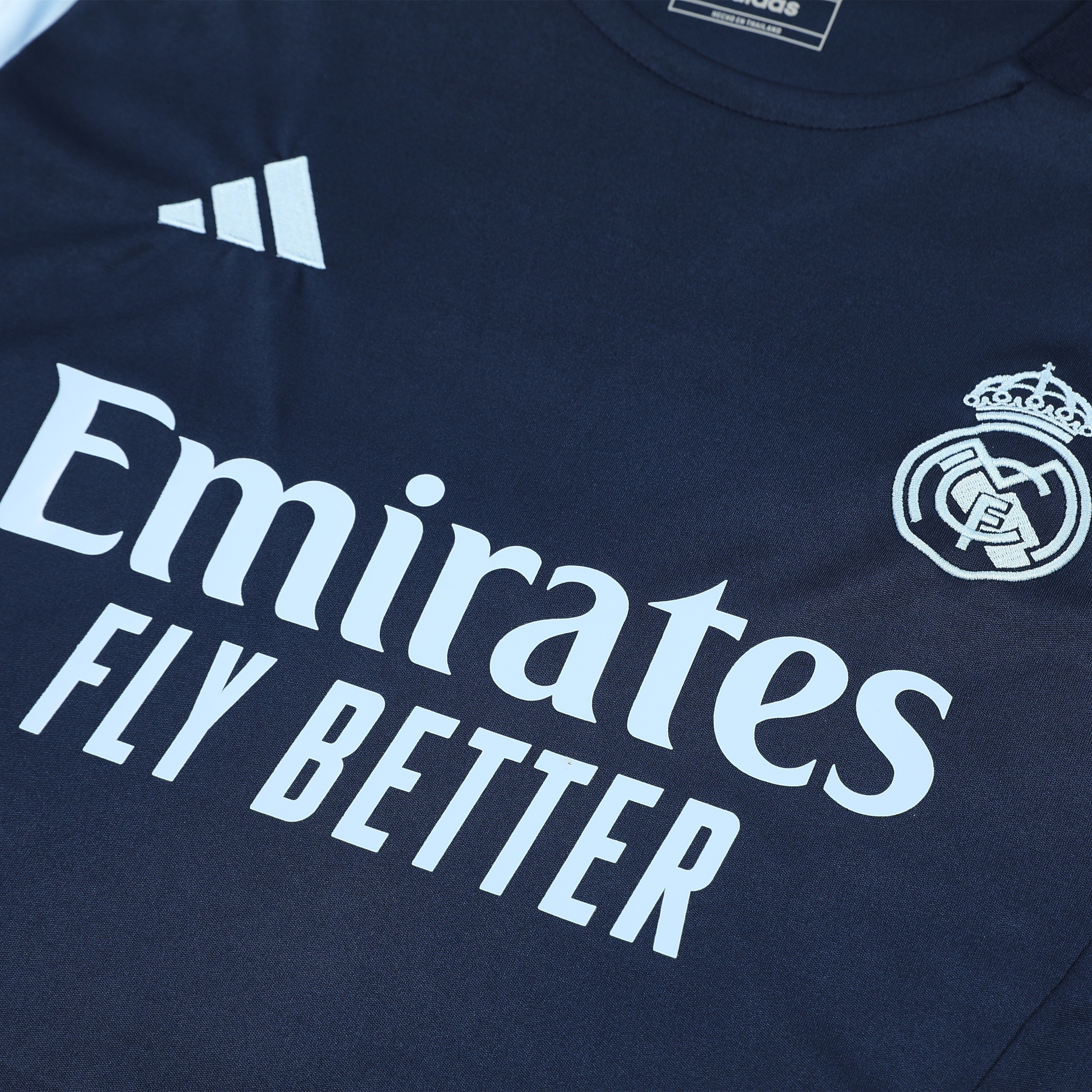 Real Madrid 24-25 Short-Sleeve Training Set - Royal Blue Top & Shorts - ReplicasJersey