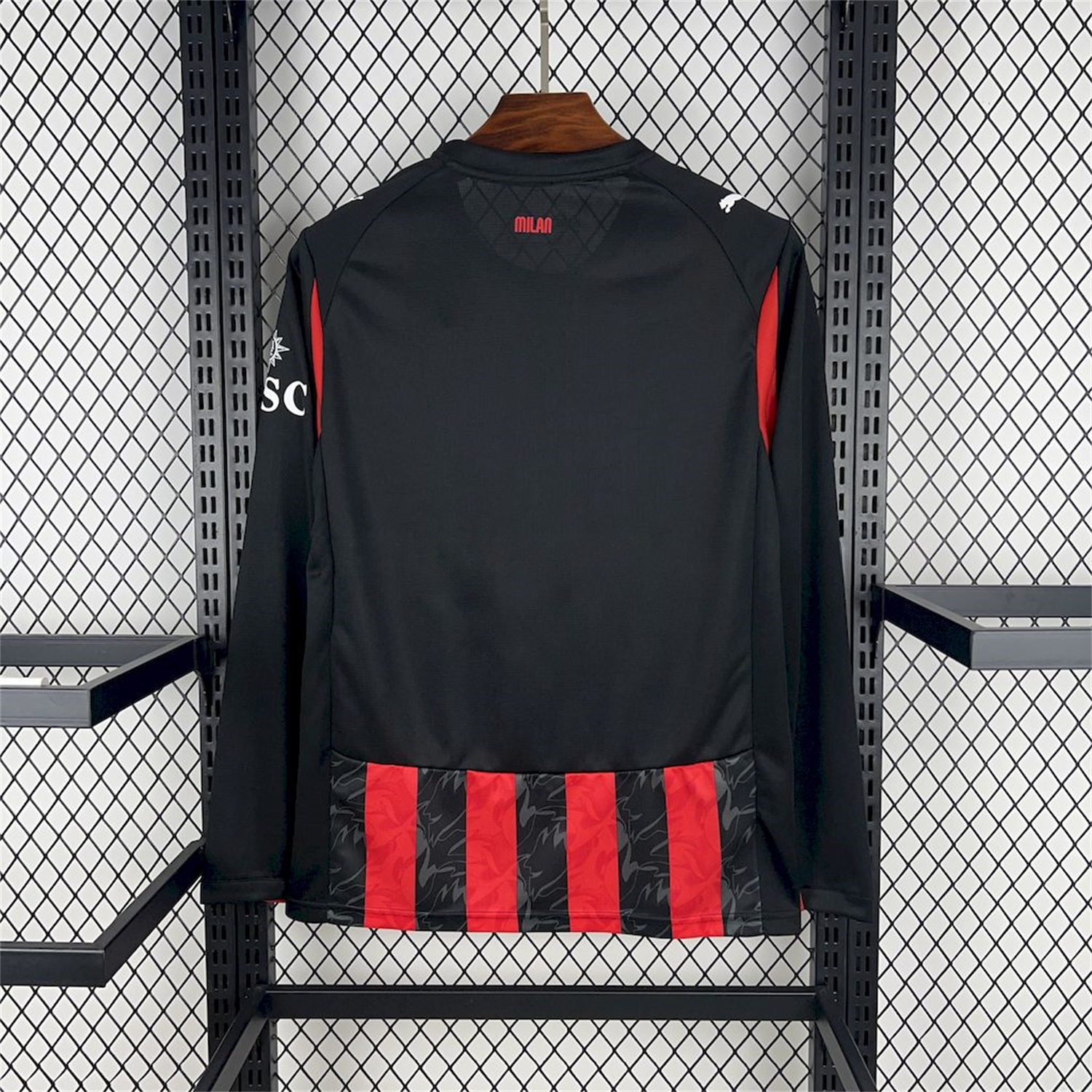 AC Milan 25-26 Home Long Sleeves Jersey - Fans Version - ReplicasJersey