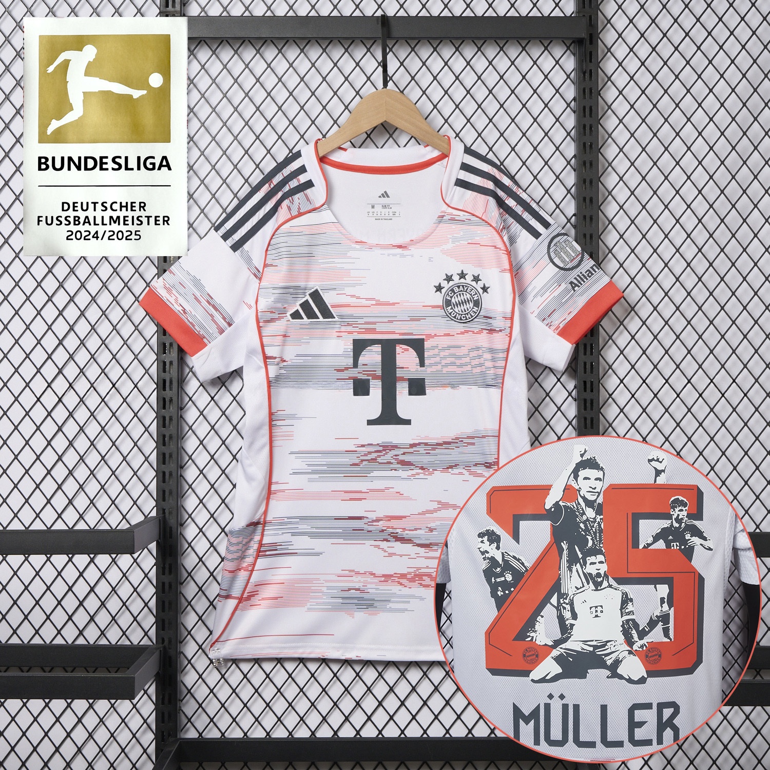 【MÜLLER 25 Pattern】Women's Bayern Munich 25-26 Away Jersey - ReplicasJersey