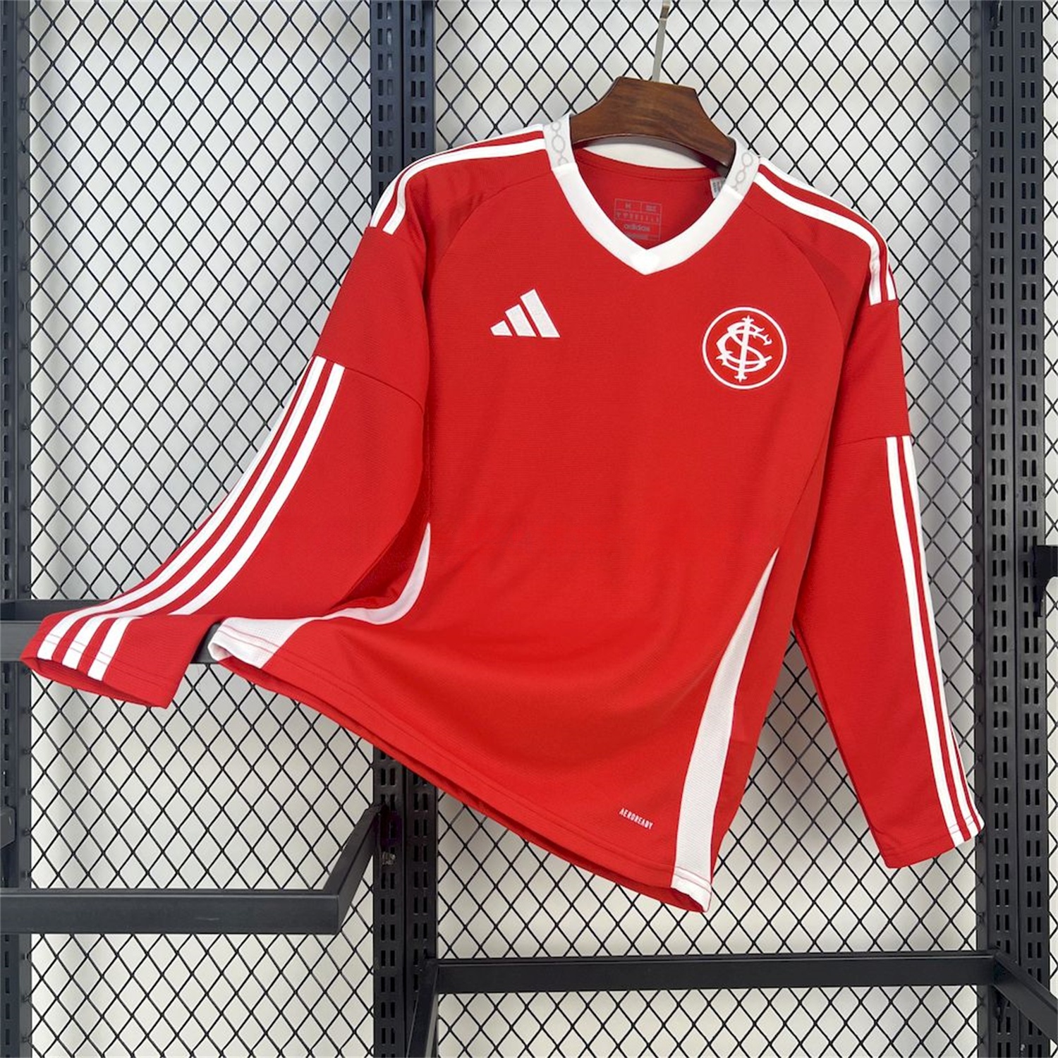 SC Internacional 25-26 Home Unsponsored Long Sleeves Jersey - Fans Version - ReplicasJersey