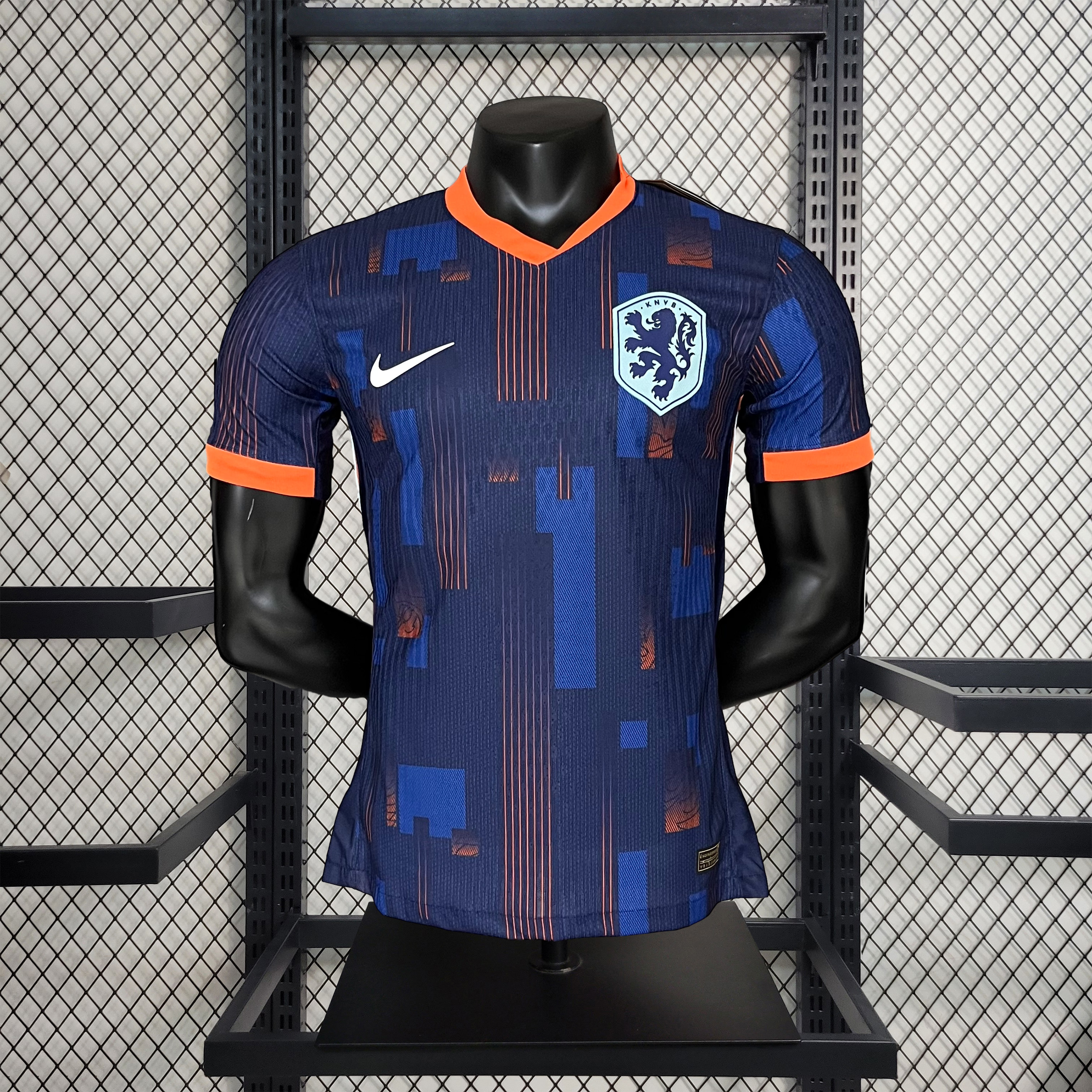 Netherlands 2024 Away Stadium Jersey - Player Version - ReplicasJersey