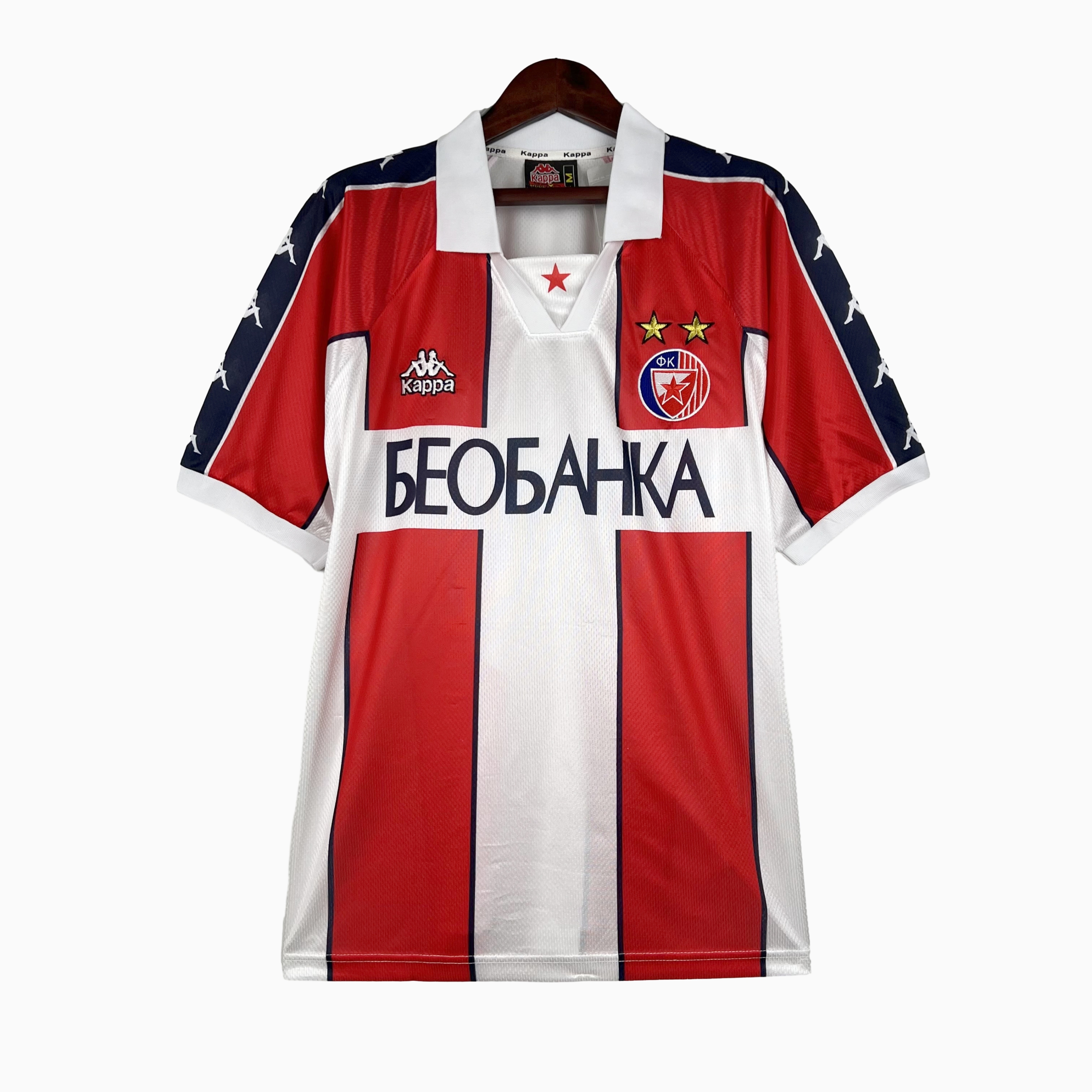 Retro Red Star FC 1995-97 Home Stadium Jersey - ReplicasJersey