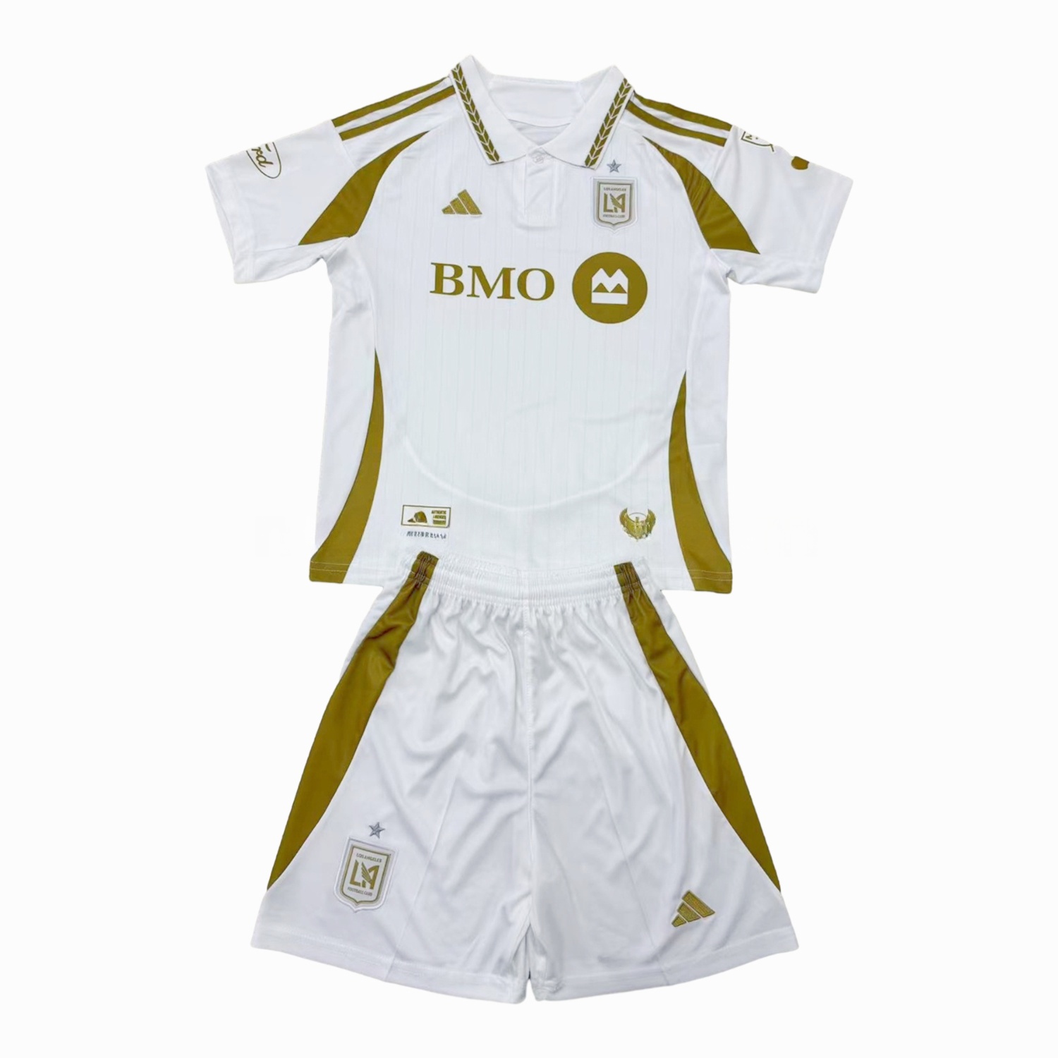 Los Angeles FC 2025 Away Men's Adult Jersey Set - Fans Version - ReplicasJersey