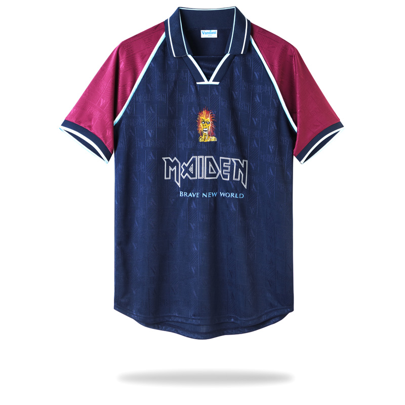 Retro Iron Maiden 1999-01 Home Stadium Jersey - ReplicasJersey