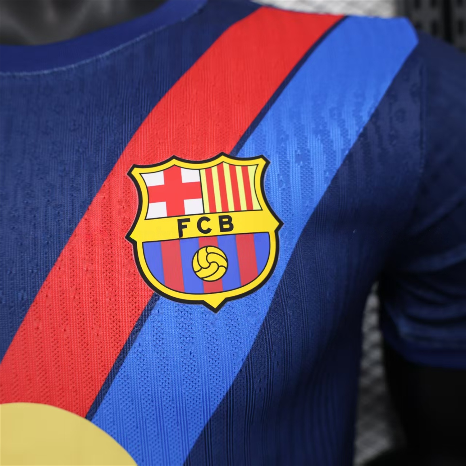 B.A.R.S.A 25-26 Red & Blue Guards Dark Blue Special Jersey - Player Version - ReplicasJersey