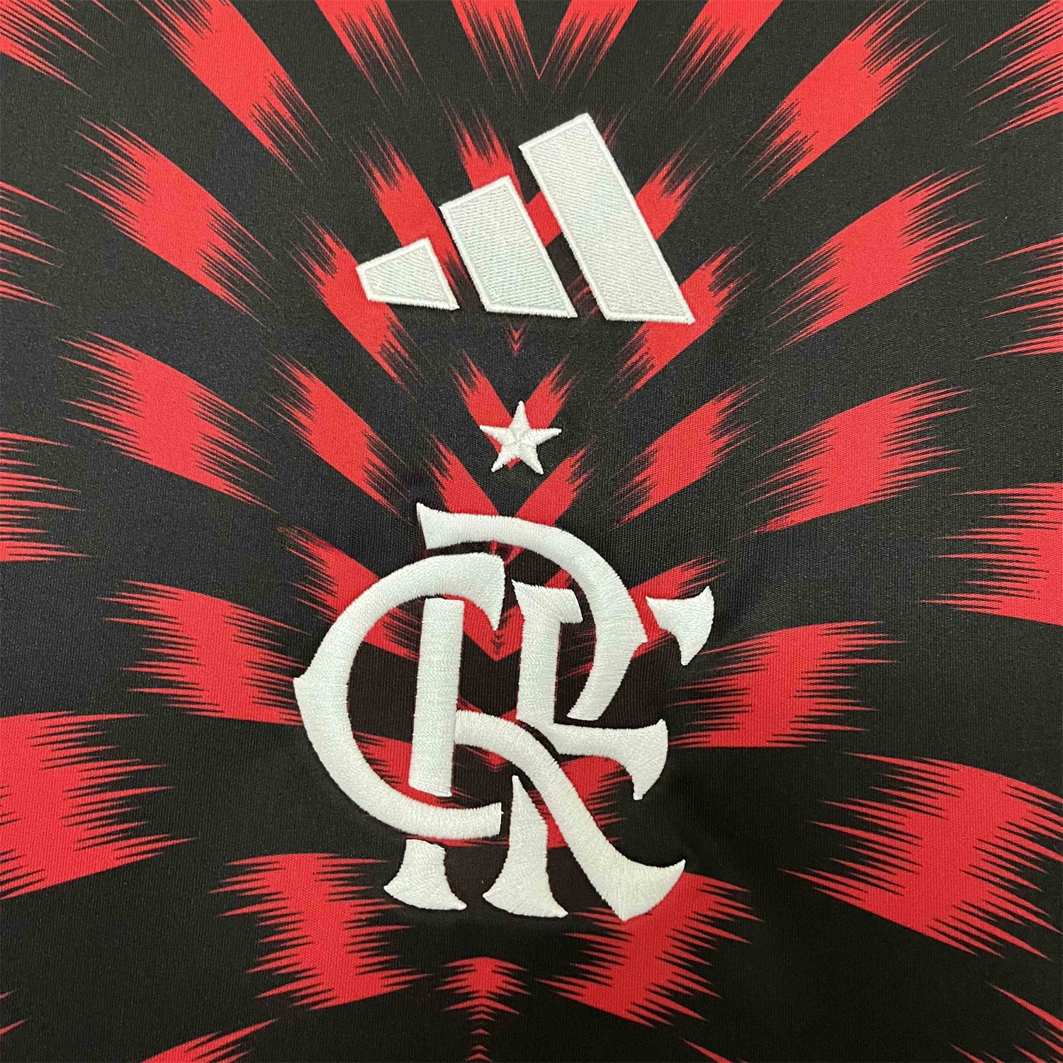 Flamengo 25-26 Pre-Match Jersey with Sponsors - Fans Version - ReplicasJersey