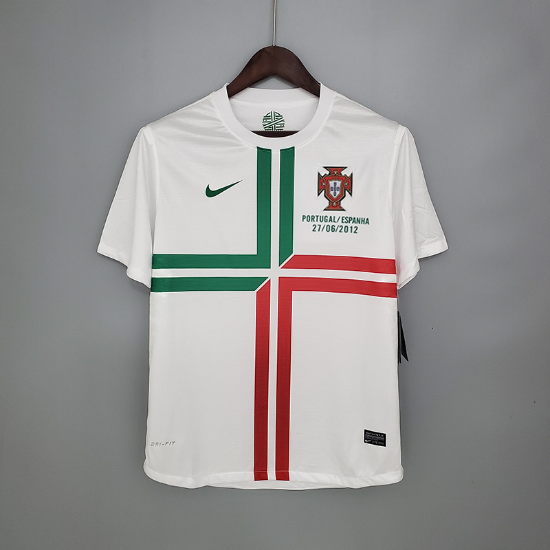 Retro Portugal 2012 Away Stadium Jersey - ReplicasJersey