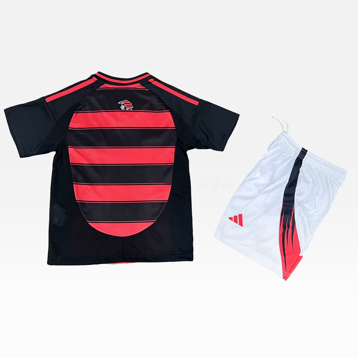 Flamengo 25-26 Home Unsponsored Kids Kit - ReplicasJersey