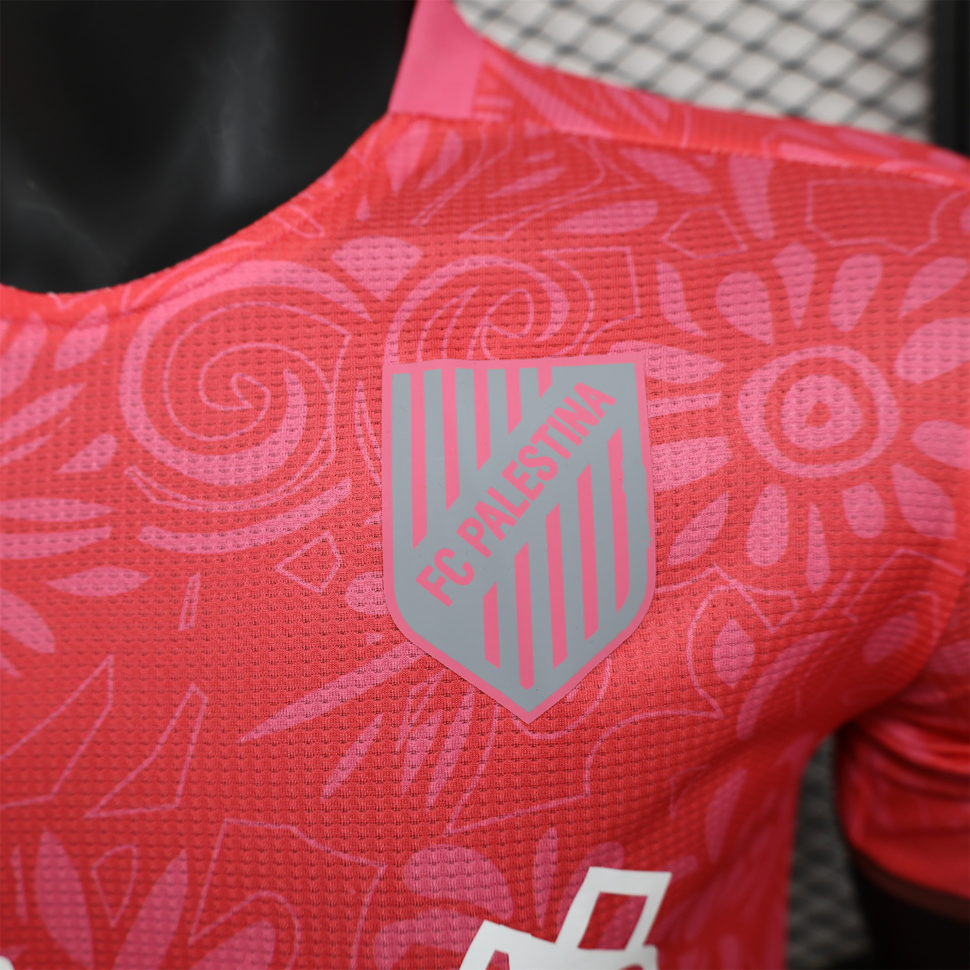 FC Palestina 24-25 Pink Flowers Jersey - Player Version - ReplicasJersey