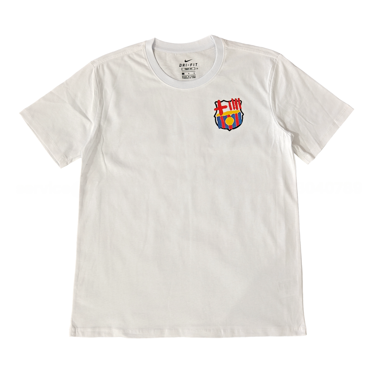 B.A.R.S.A Tots Units Fem Força Full-Color Drawing Of The Shield T-shirt【White】 - ReplicasJersey