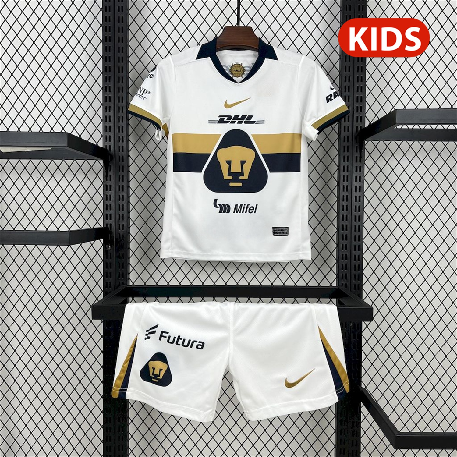 Pumas UNAM 25-26 Home Kids Kit - ReplicasJersey