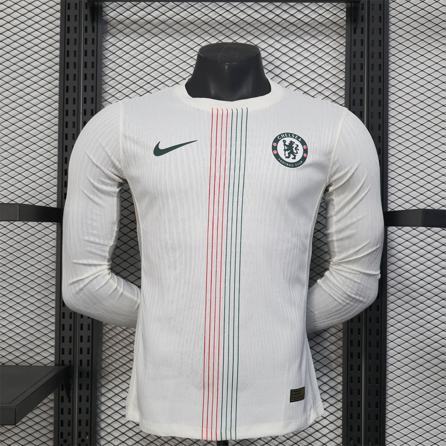 C.H.E.L.S.E.A 25-26 Away (Leaked Version) Long Sleeve Jersey - Player Version - ReplicasJersey