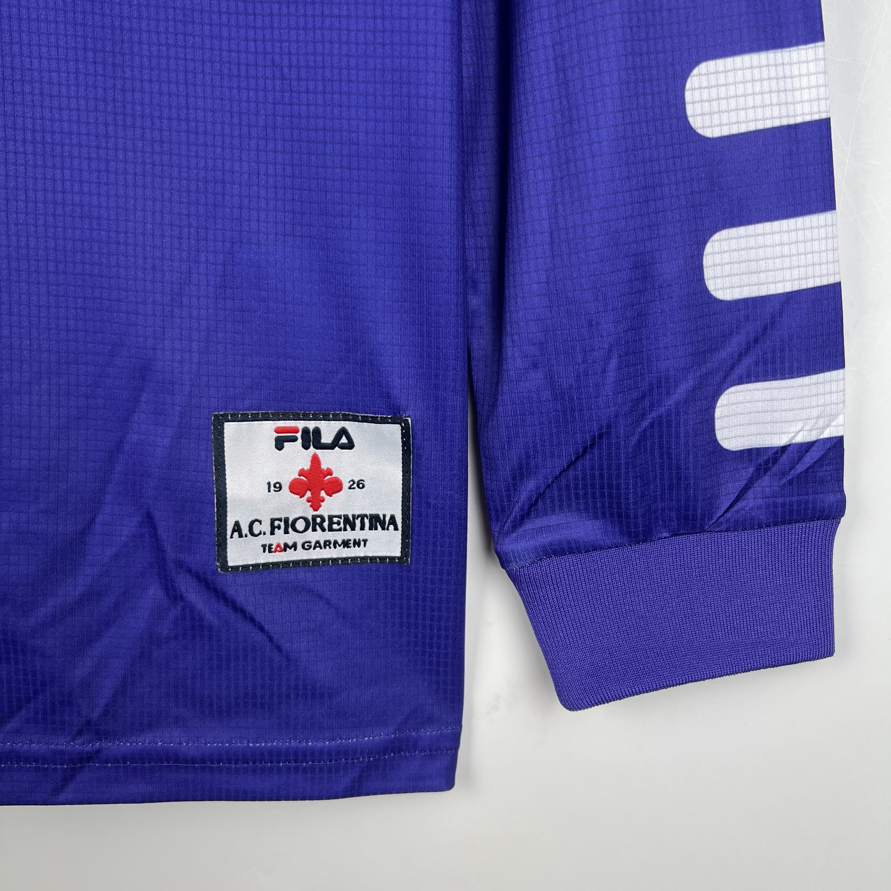Retro Fiorentina 1998 Home Stadium Long Sleeve Jersey - ReplicasJersey