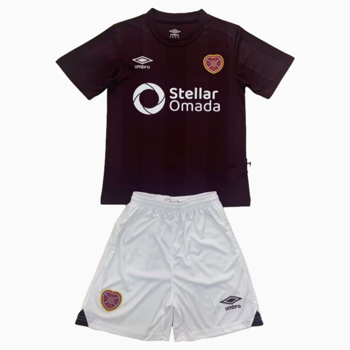 Hearts Heart of Midlothian 24-25 Home Kids Kit - ReplicasJersey
