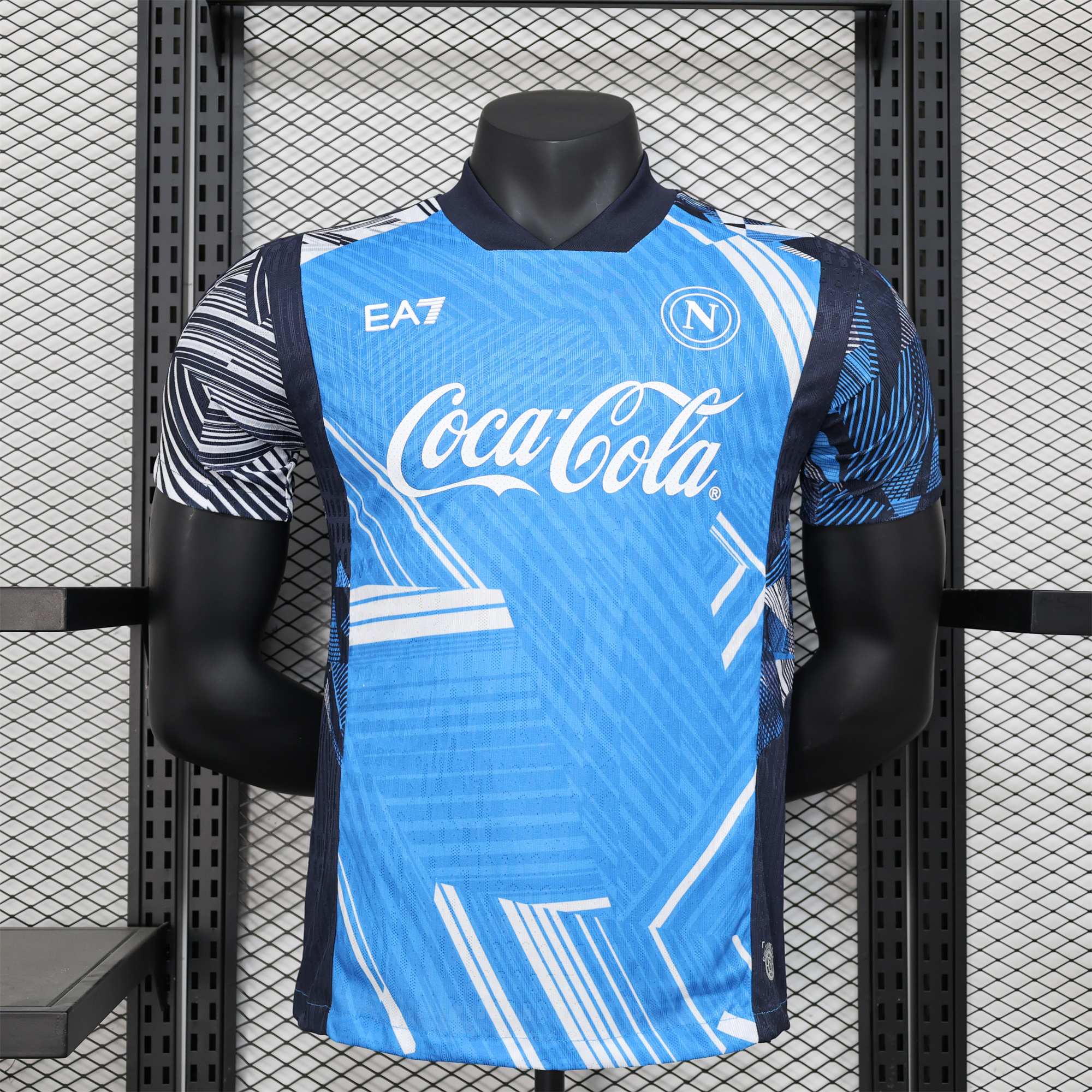 Napoli 24-25 Pre-Match Training Jersey - Player Version - ReplicasJersey
