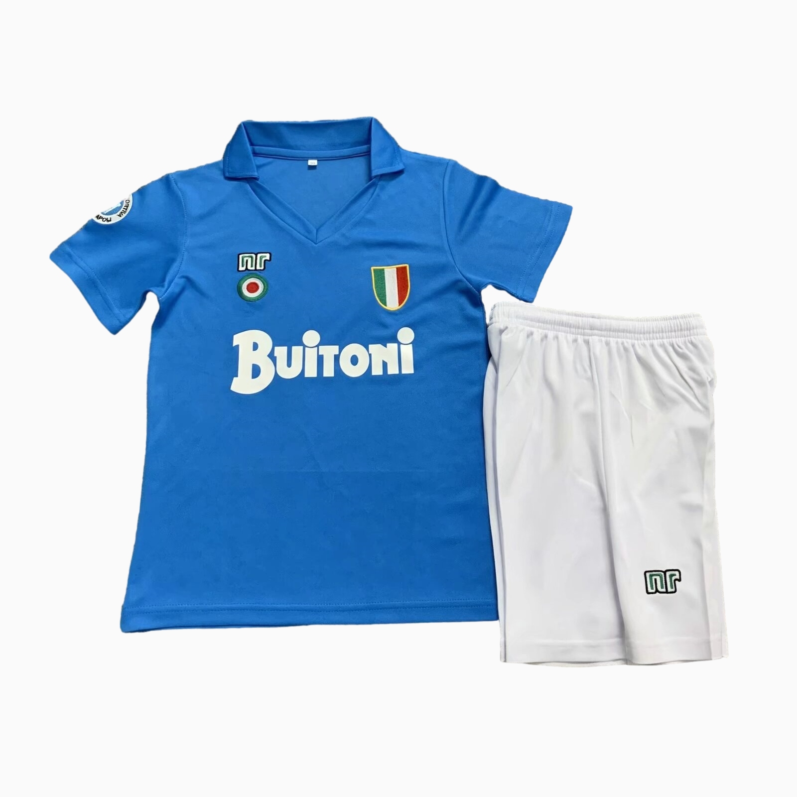 Retro Napoli 1987-88 Home Stadium Kids Kit - ReplicasJersey