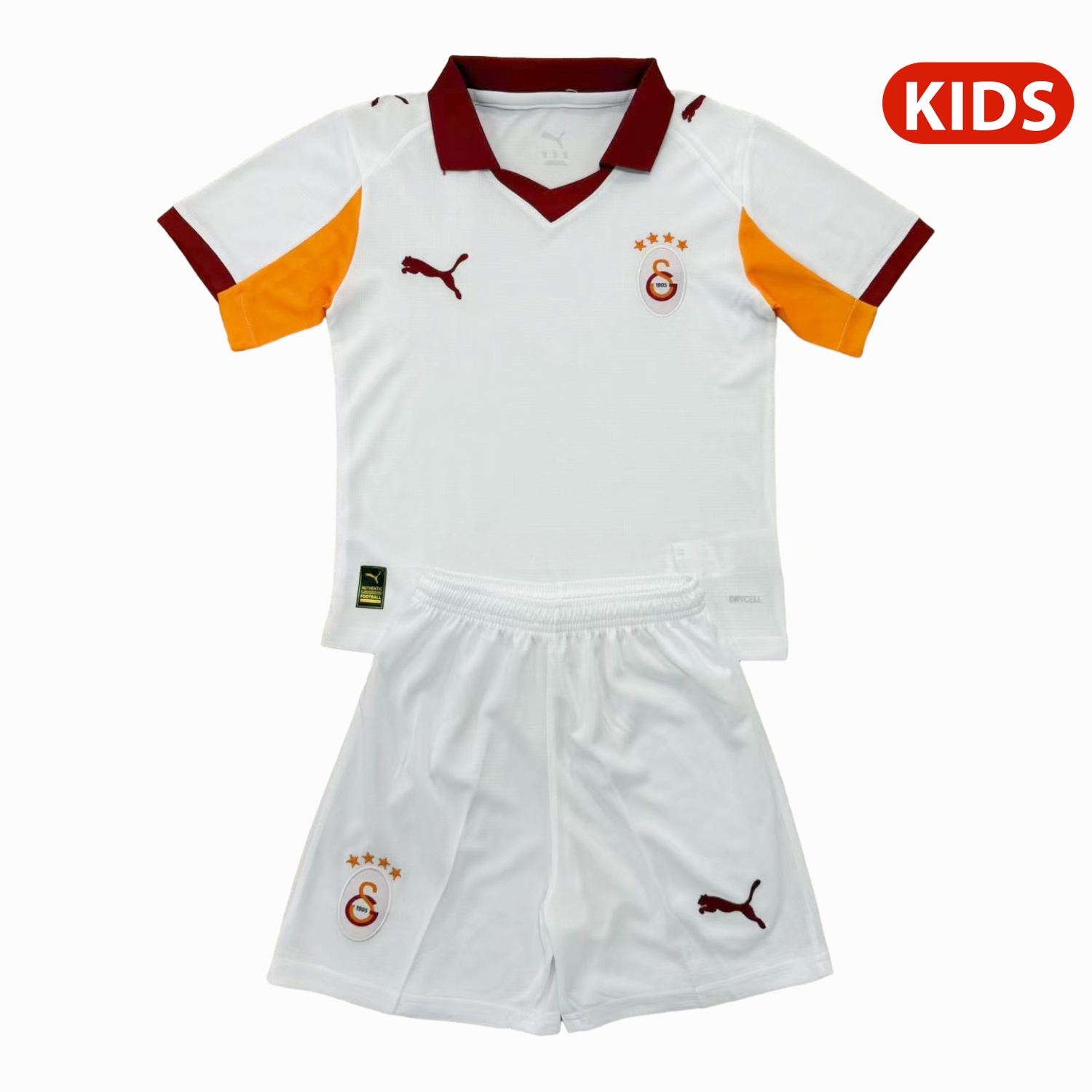 Galatasaray 25-26 Away Unsponsored Kids Kit - ReplicasJersey