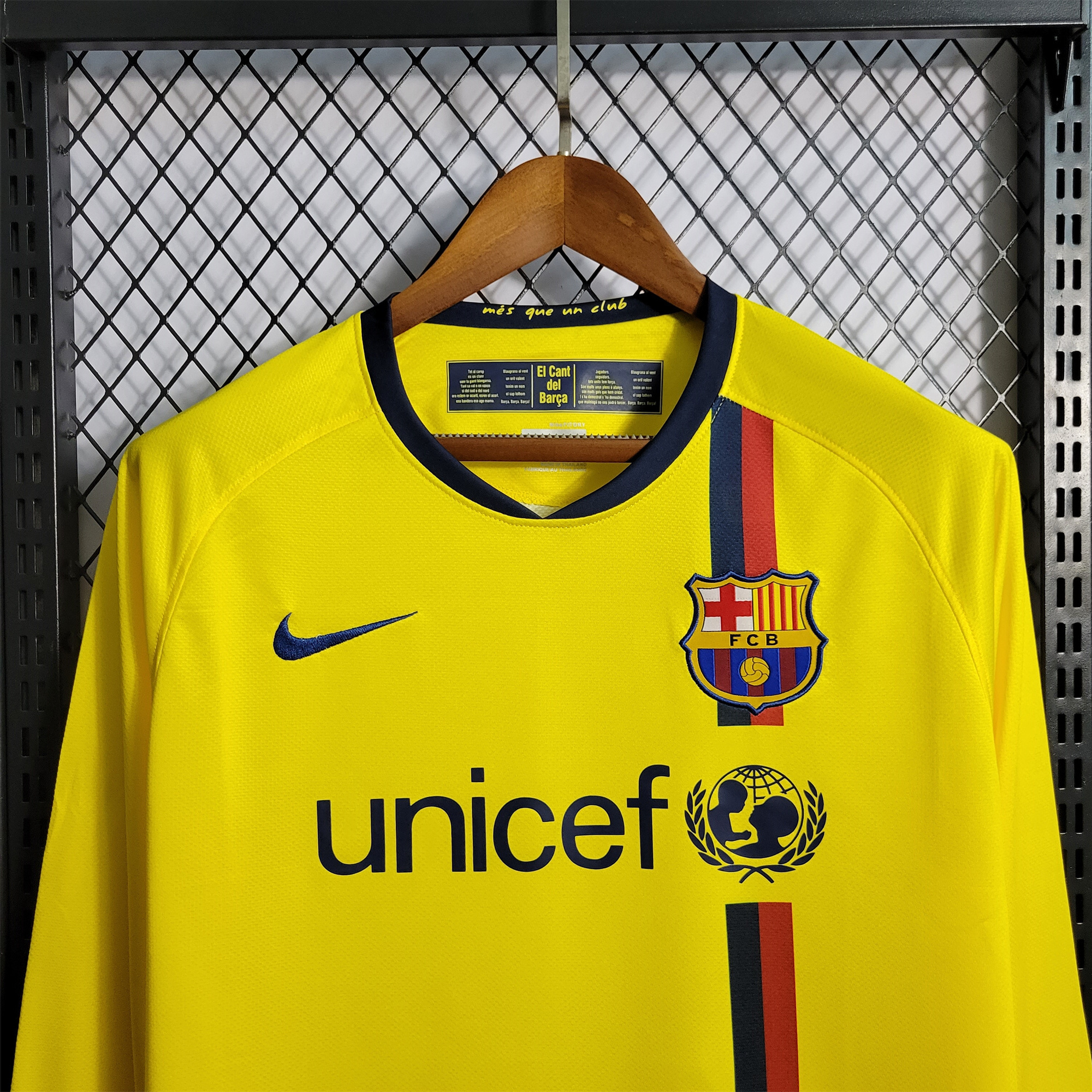 B.A.R.S.A Retro 08-09 Away Stadium Long Sleeve Jersey - ReplicasJersey