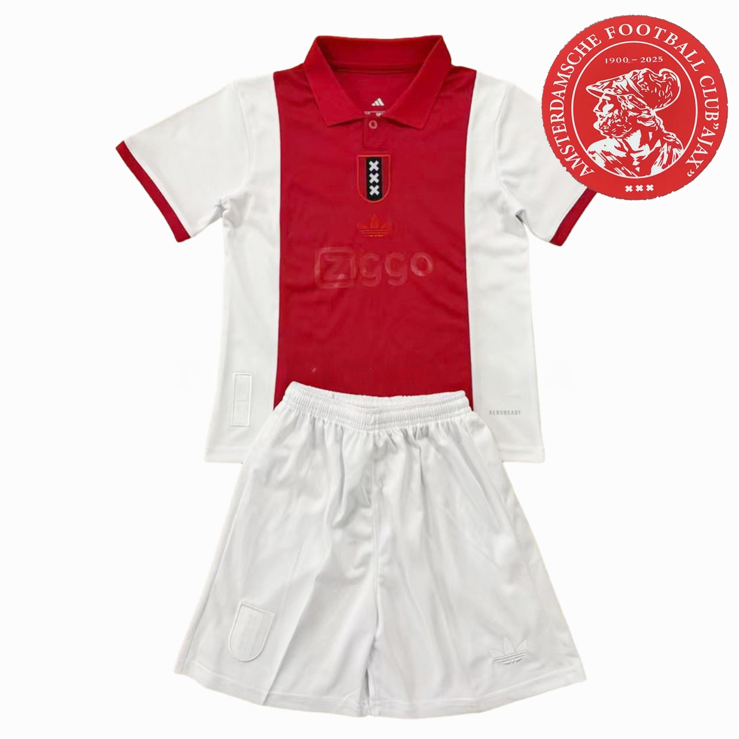 Ajax 2025 125-Year Anniversary Men's Adult Jersey Set - Fans Version - ReplicasJersey