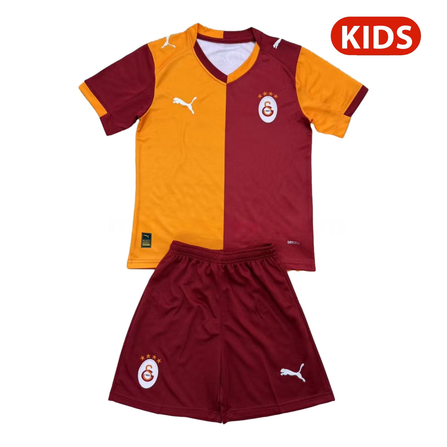 Galatasaray 25-26 Home Unsponsored Kids Kit - ReplicasJersey